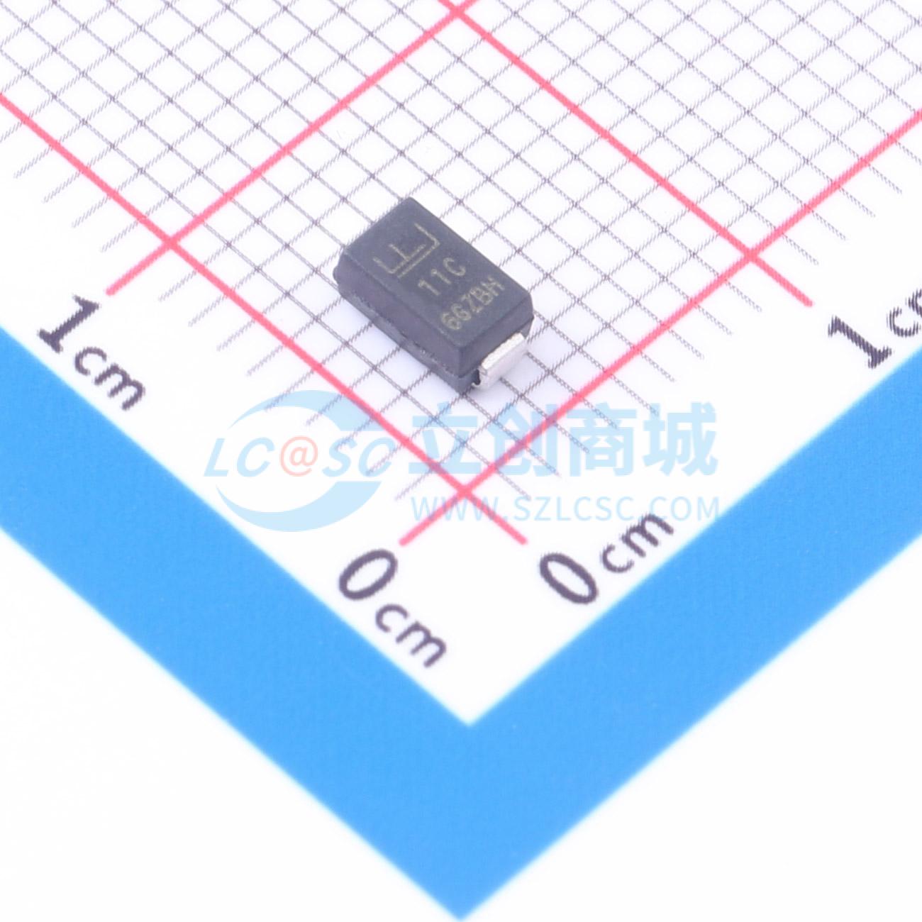 点击查看大图 P4SMA11CA实物图