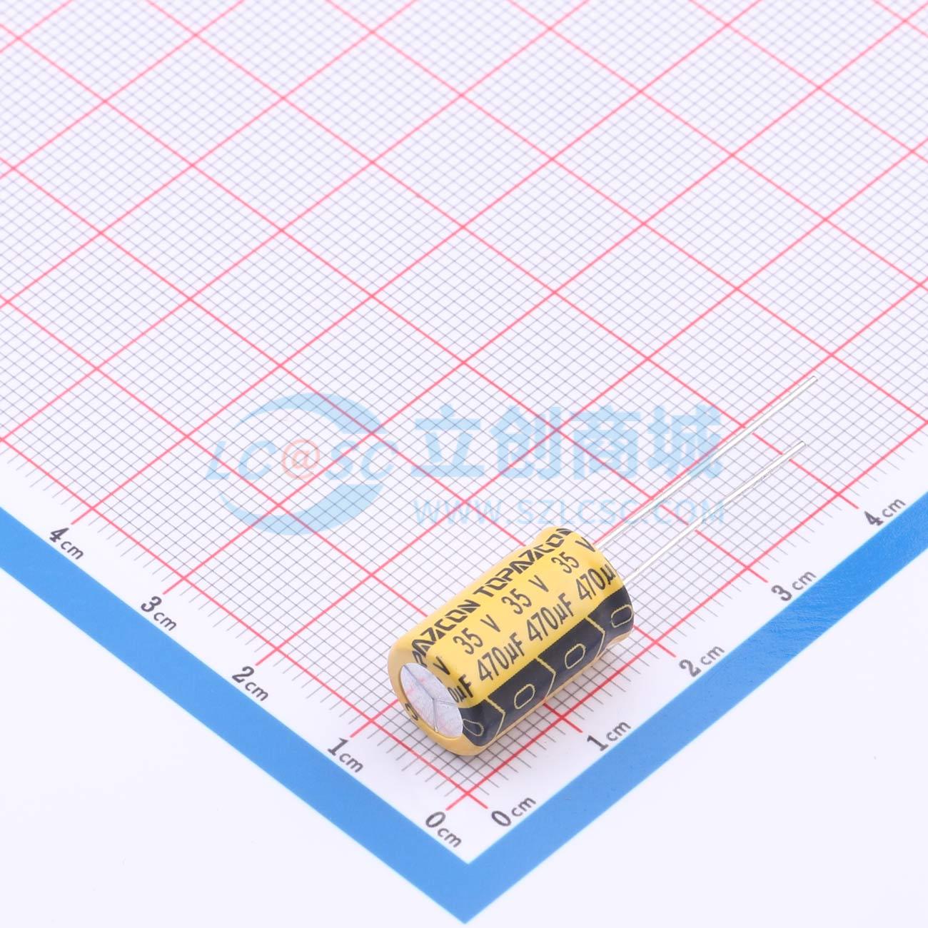 点击查看大图 ELH1V471M101600Y实物图
