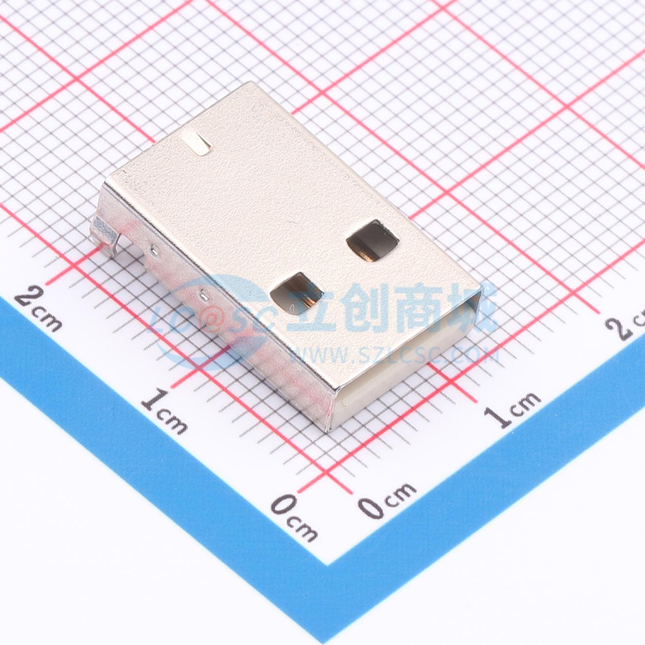 点击查看大图 USB-AM-S-F-W-TH实物图