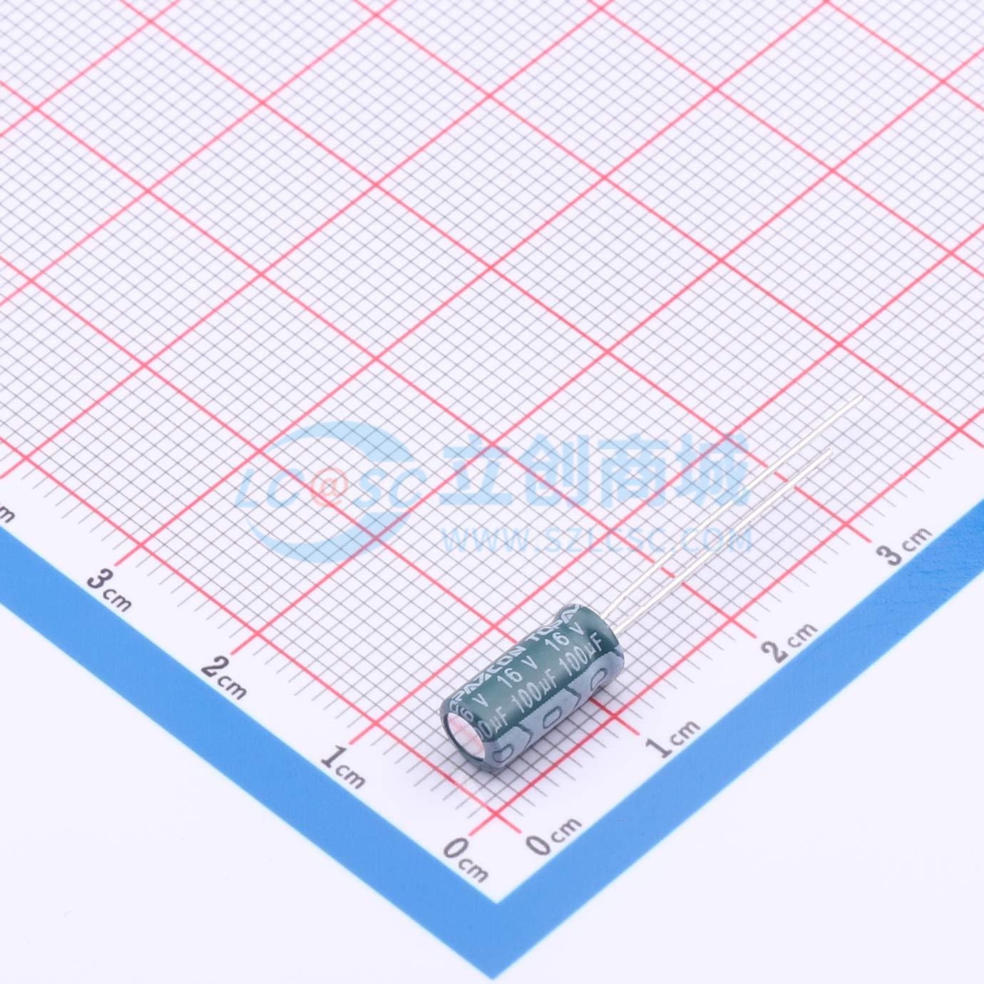 点击查看大图 ELF1C101M051100I实物图