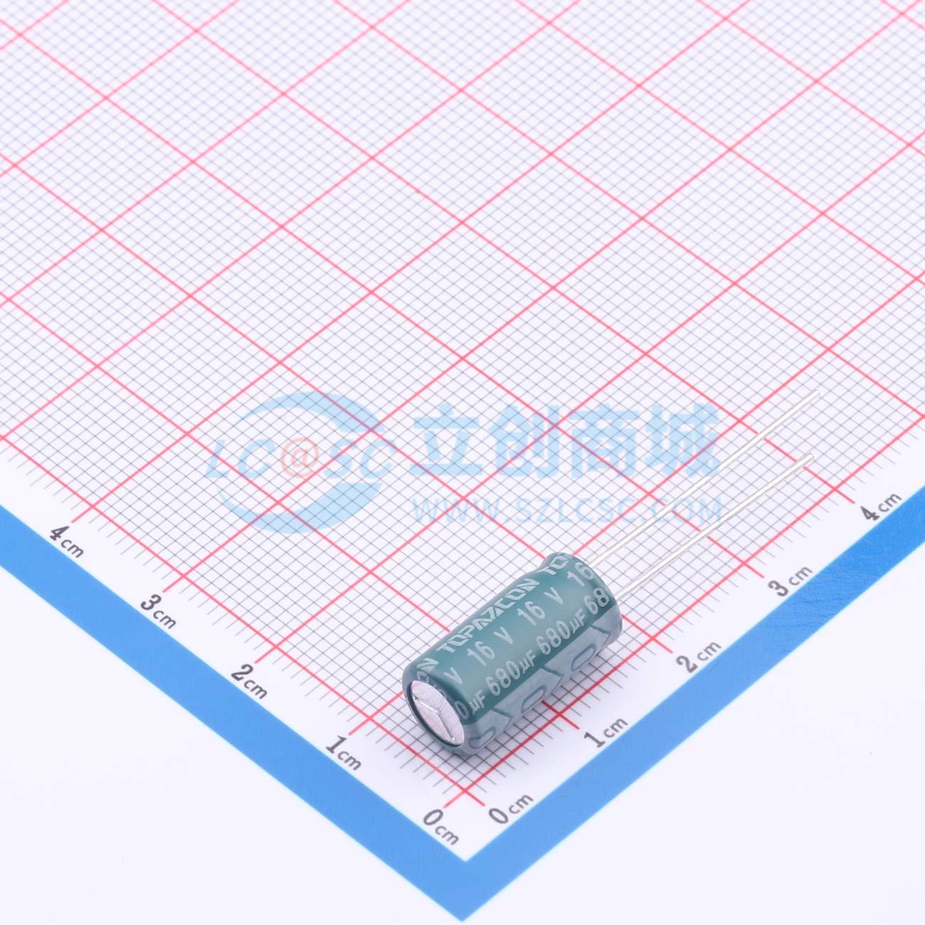点击查看大图 ELF1C681M081600I实物图