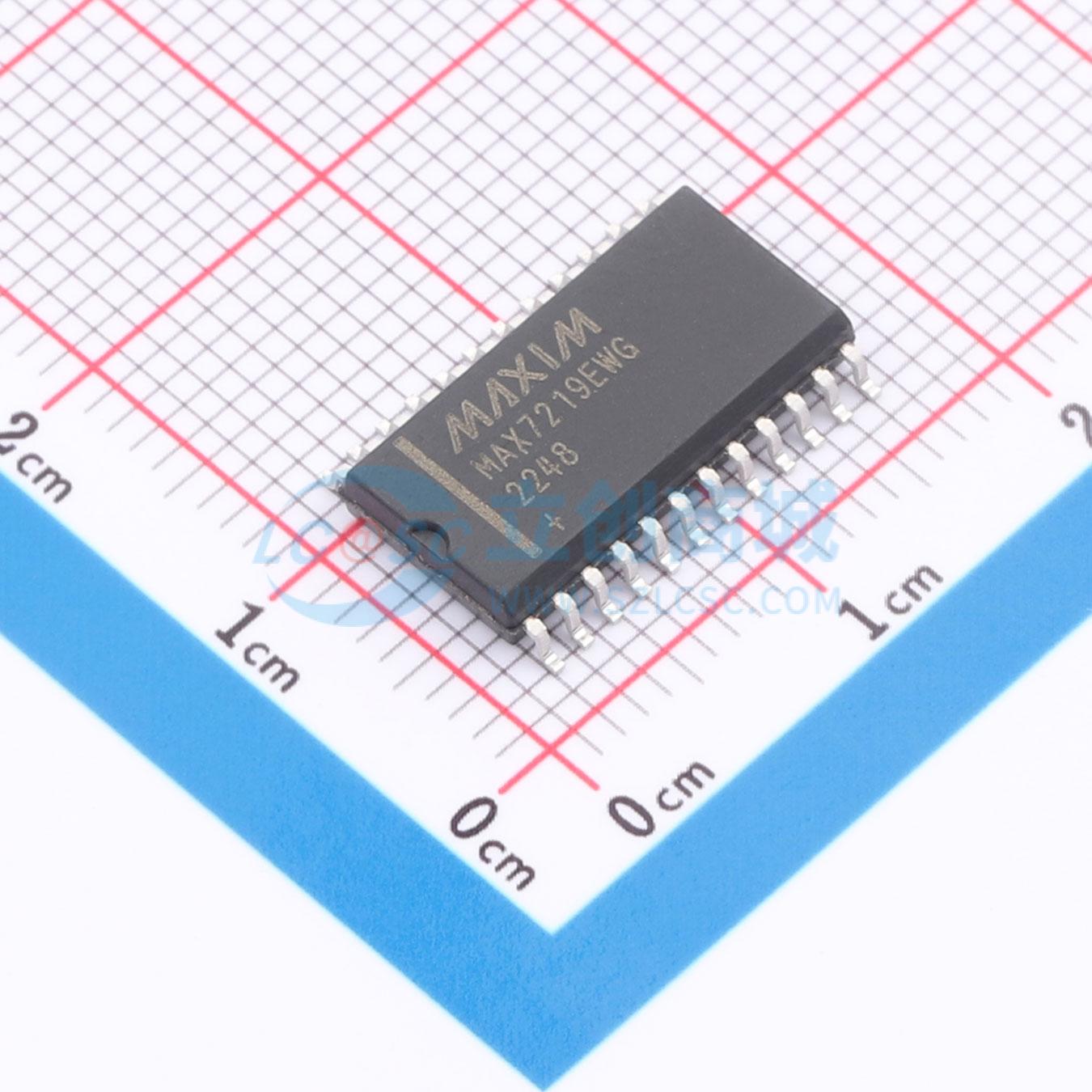 点击查看大图 MAX7219EWG+实物图