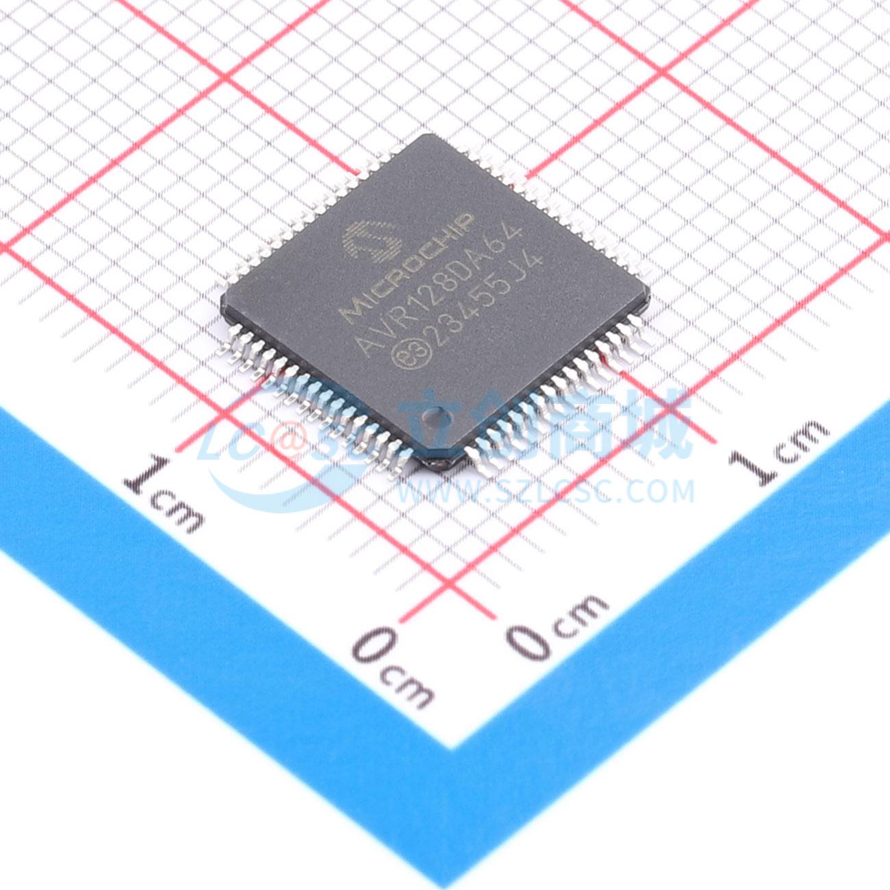 点击查看大图 AVR128DA64T-E/PT实物图