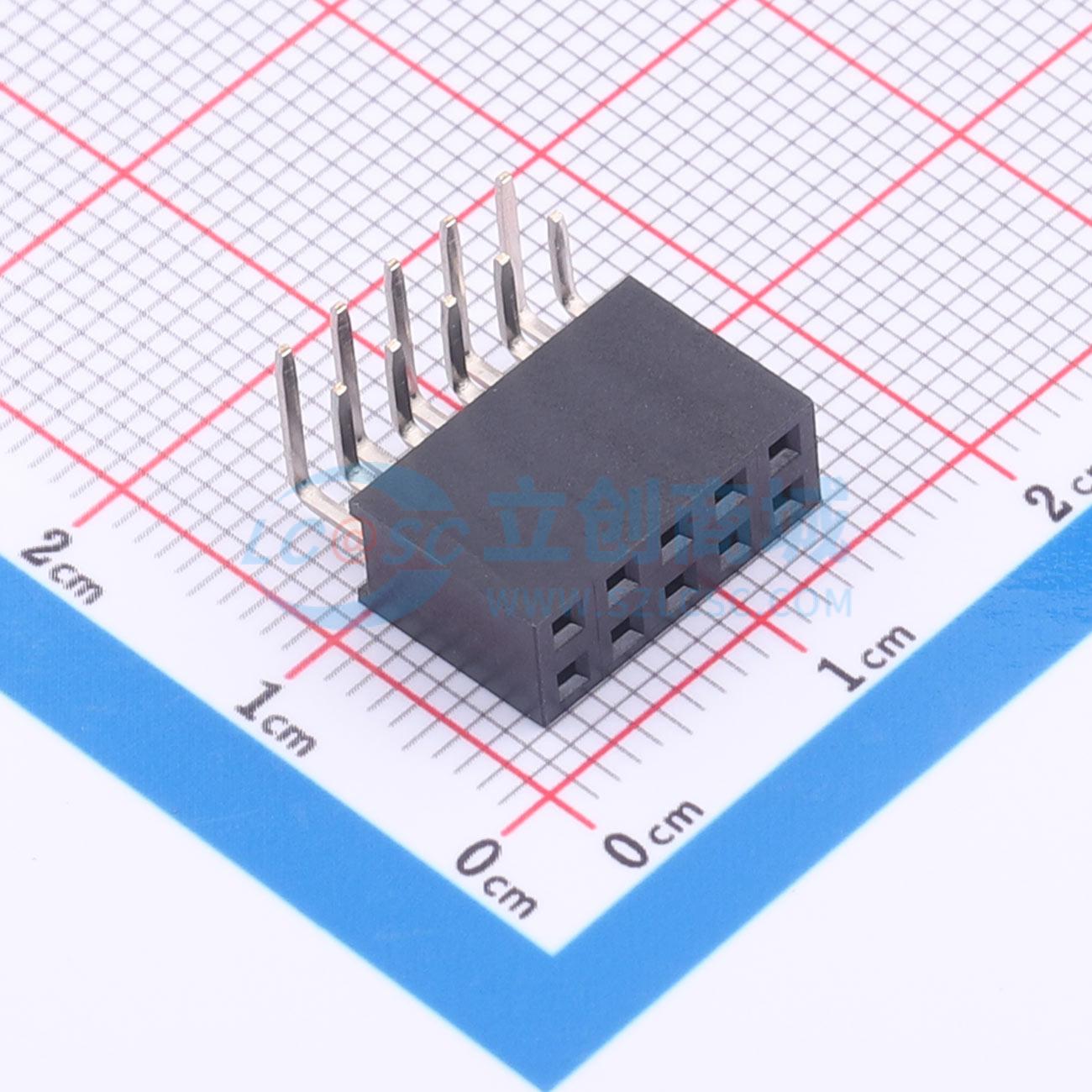 点击查看大图 PM2.54-2x5PWZ-H8.5实物图