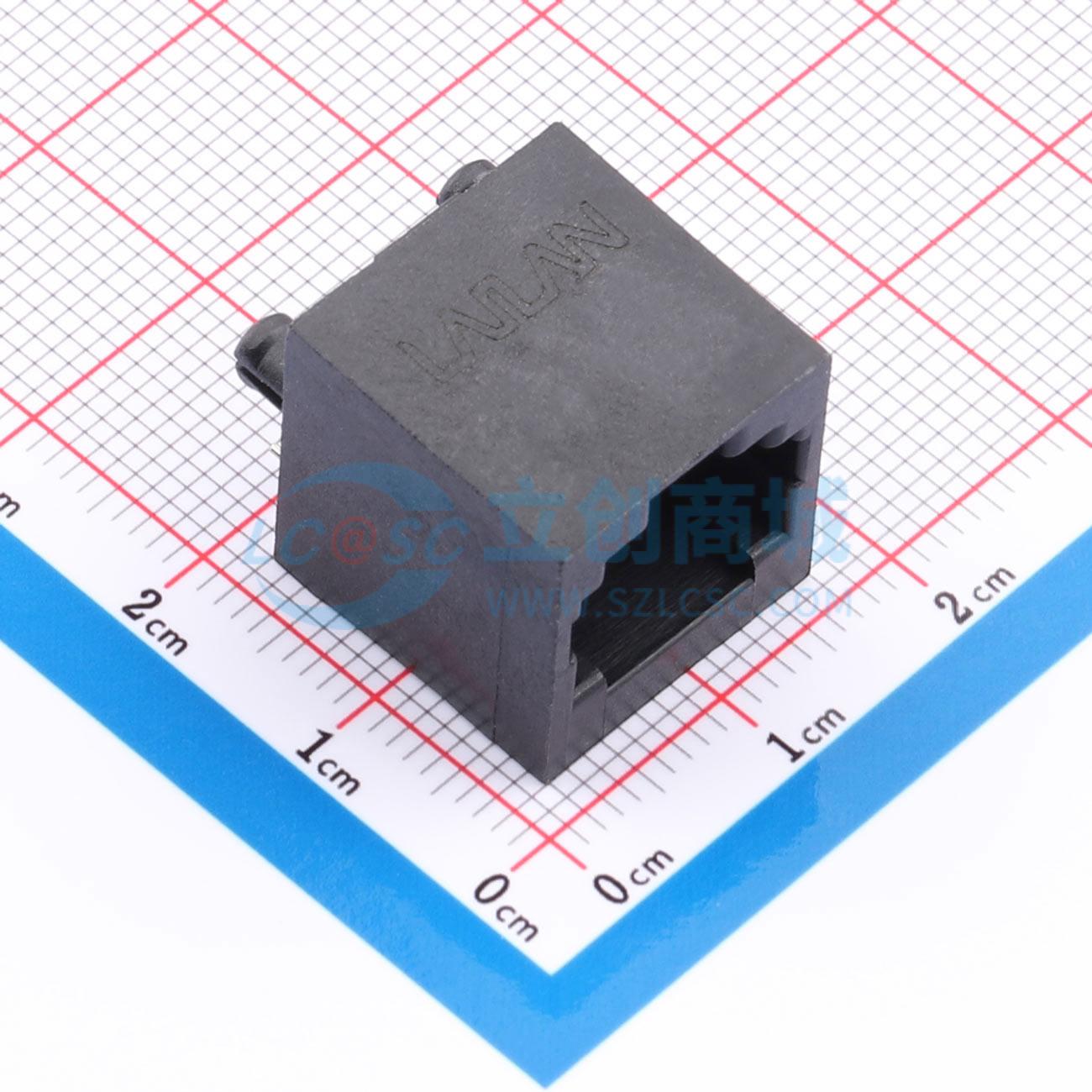 点击查看大图 LAIL-RJ45-LED0-BN-01-ZC实物图