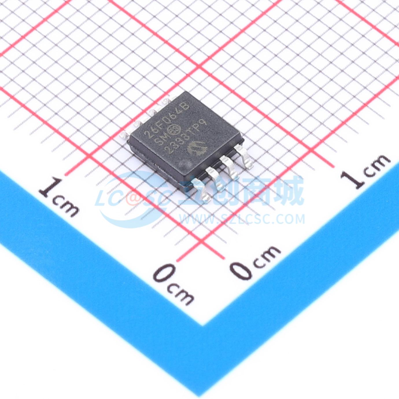 点击查看大图 SST26VF064BT-104V/SM实物图