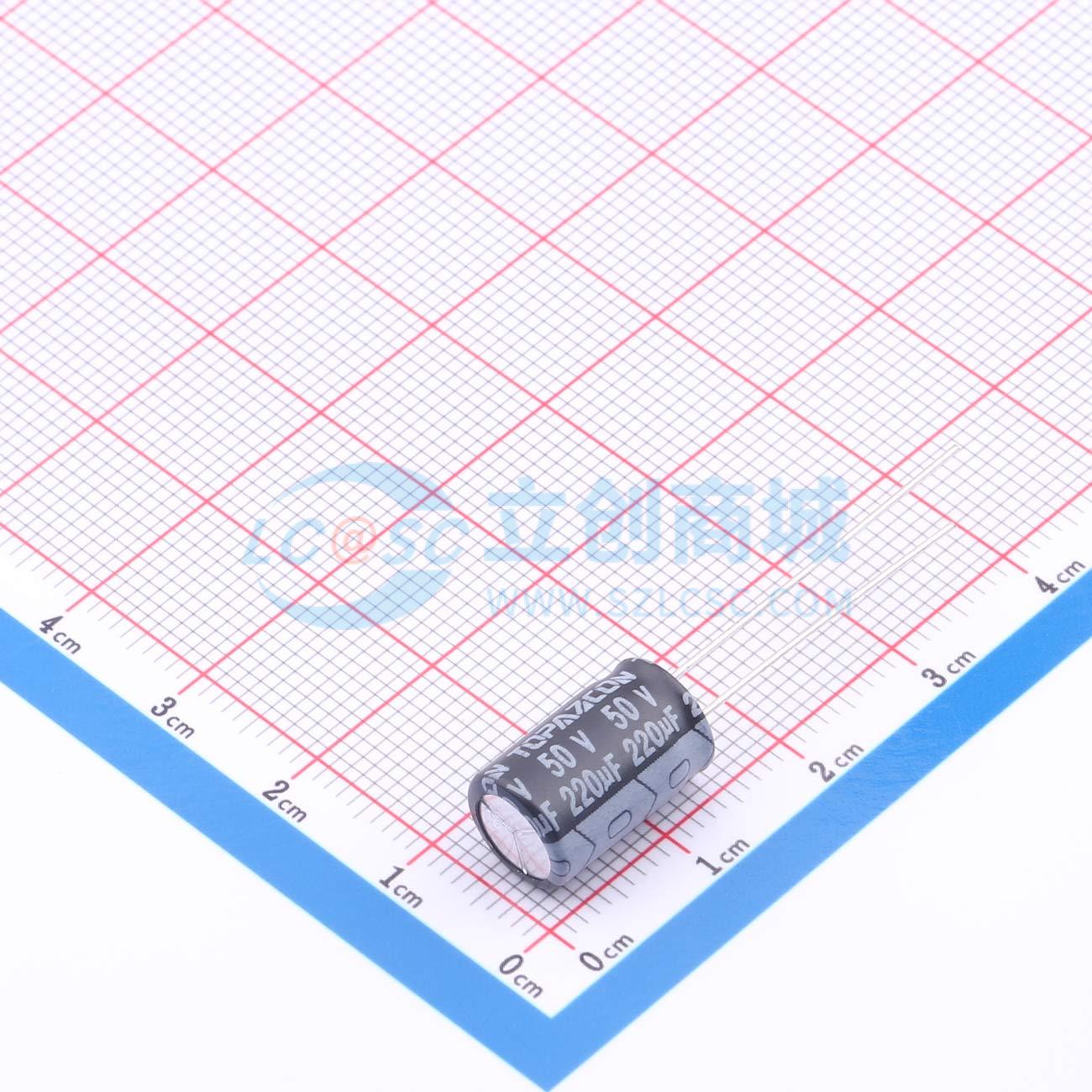 点击查看大图 ERE1H221M081200B实物图