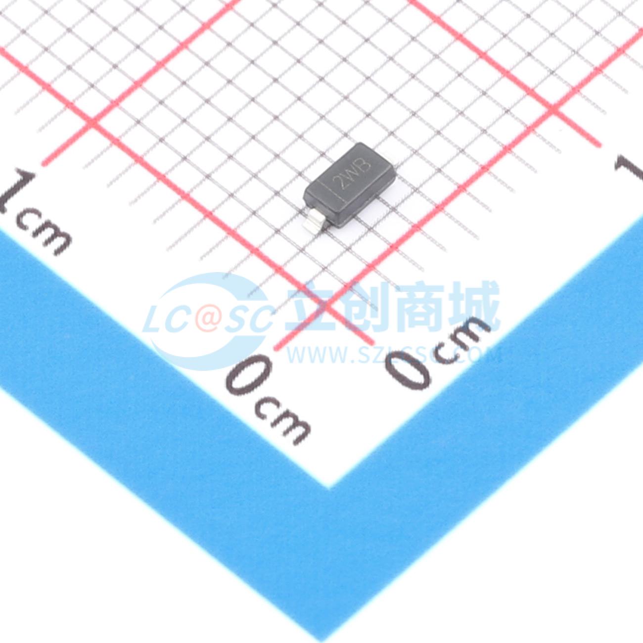 点击查看大图 BZT52B6V8实物图