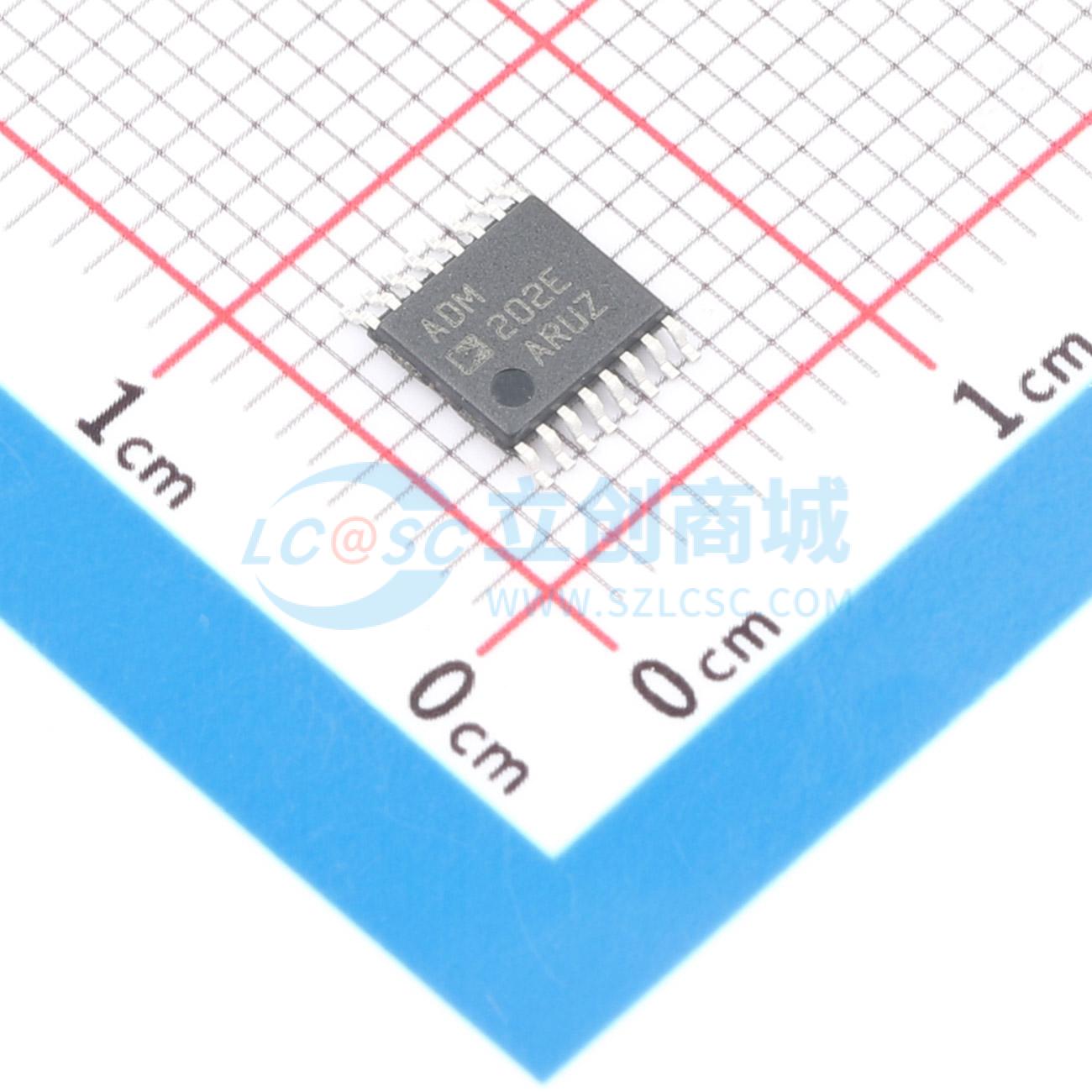点击查看大图 ADM202EARUZ实物图