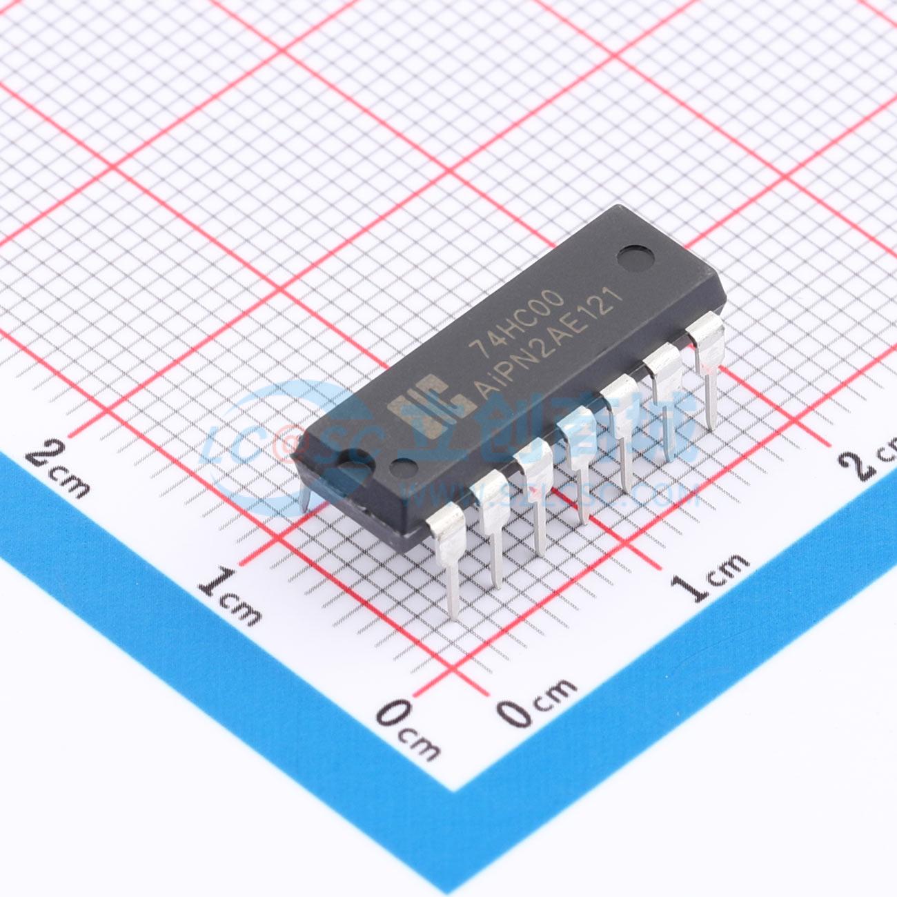 点击查看大图 AiP74HC00DA14.TB实物图