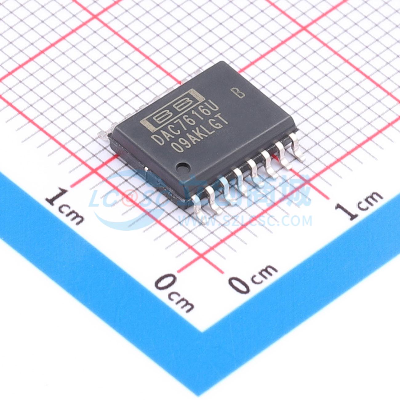 点击查看大图 DAC7616UB/1K实物图
