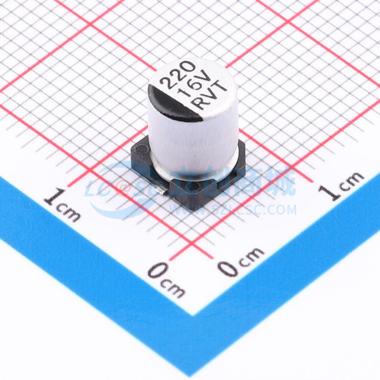 点击查看大图 ERVT1C221M0607B1实物图