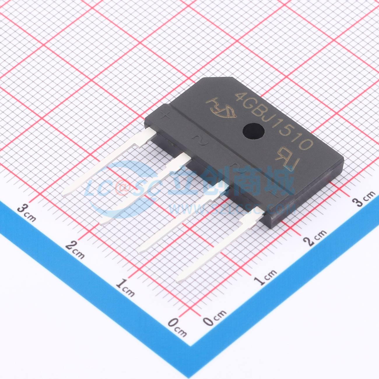 点击查看大图 4GBJ1510实物图