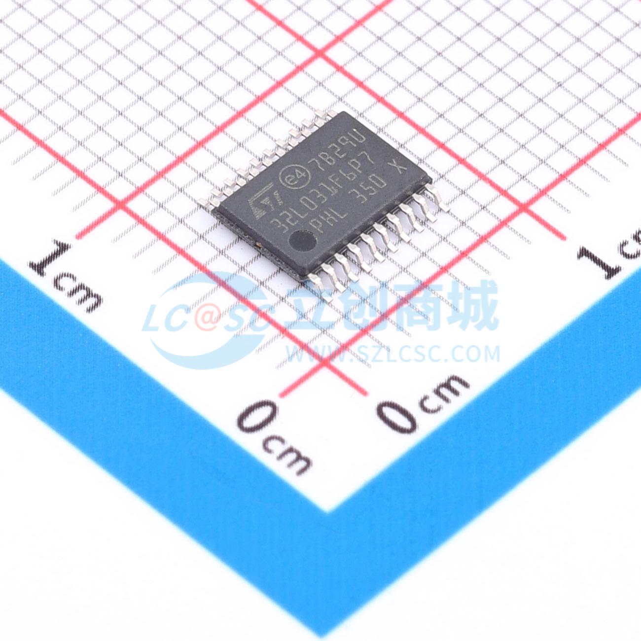 点击查看大图 STM32L031F6P7实物图