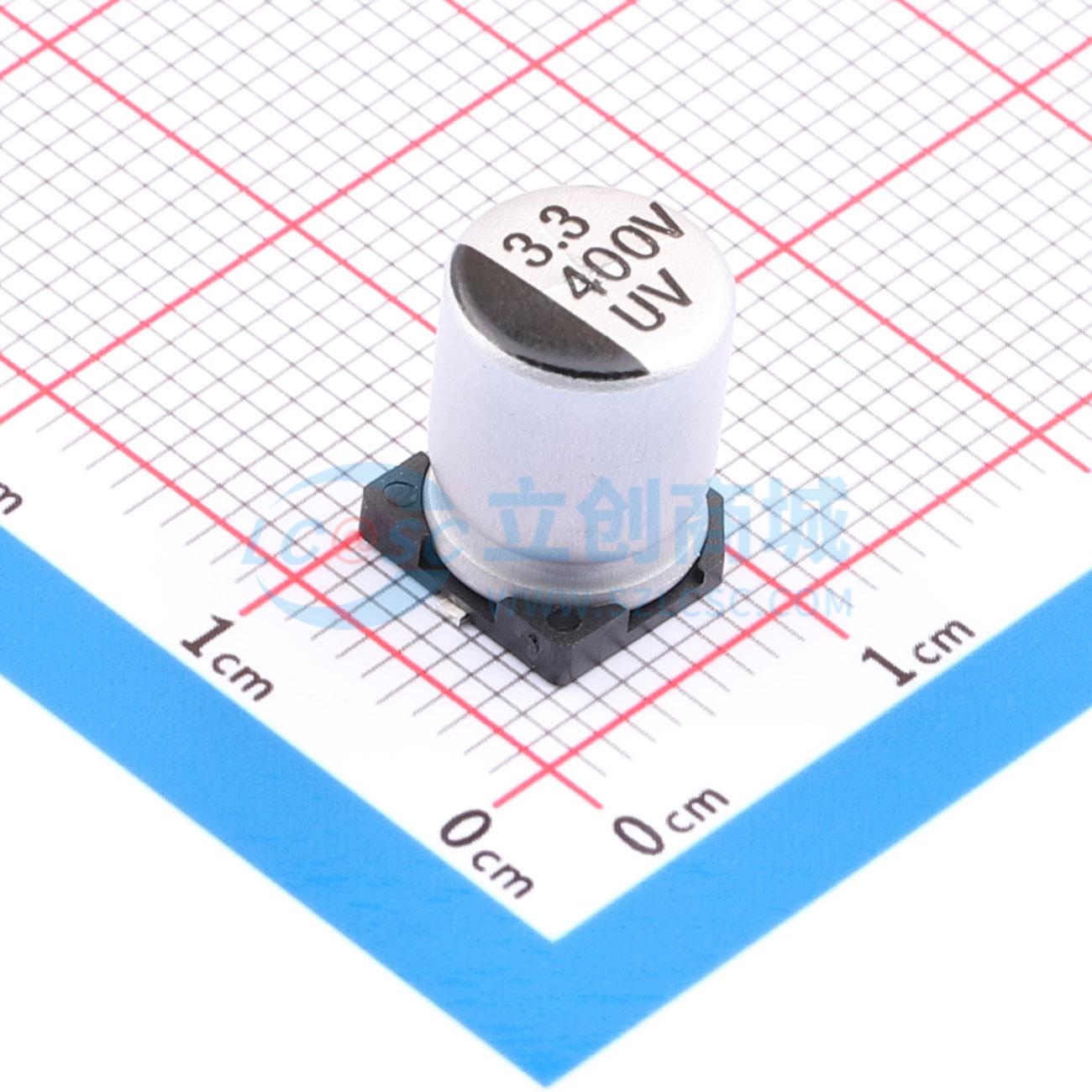 点击查看大图 RYUV400V3.3UF8*10实物图