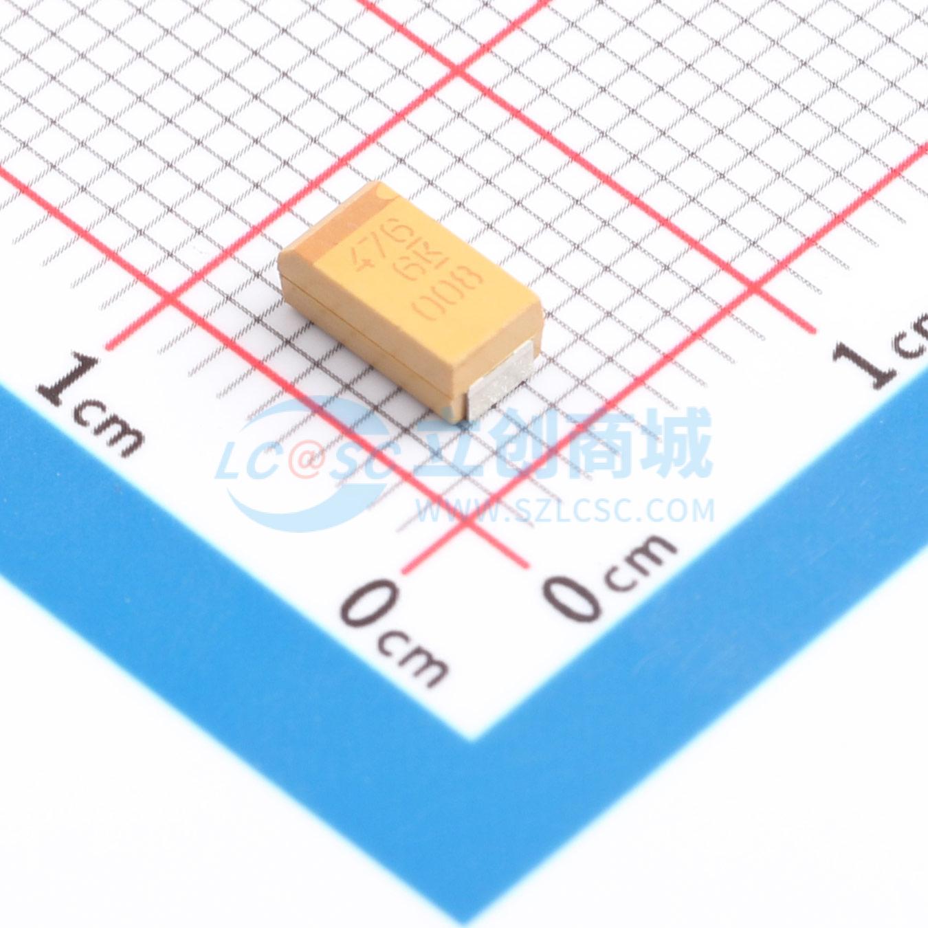 点击查看大图 T495C476K006ATE250实物图