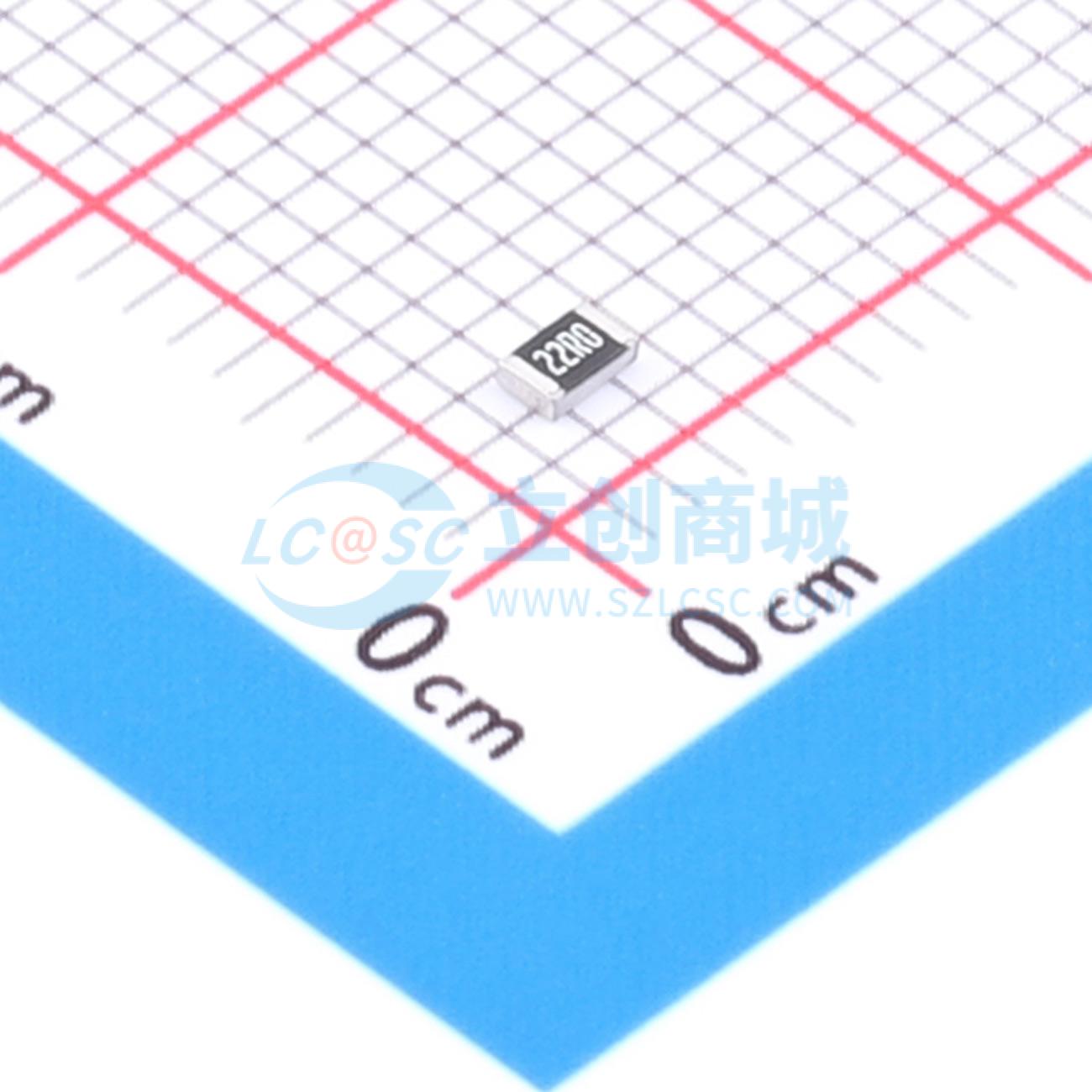 点击查看大图 CRCW080522R0FKEAC实物图