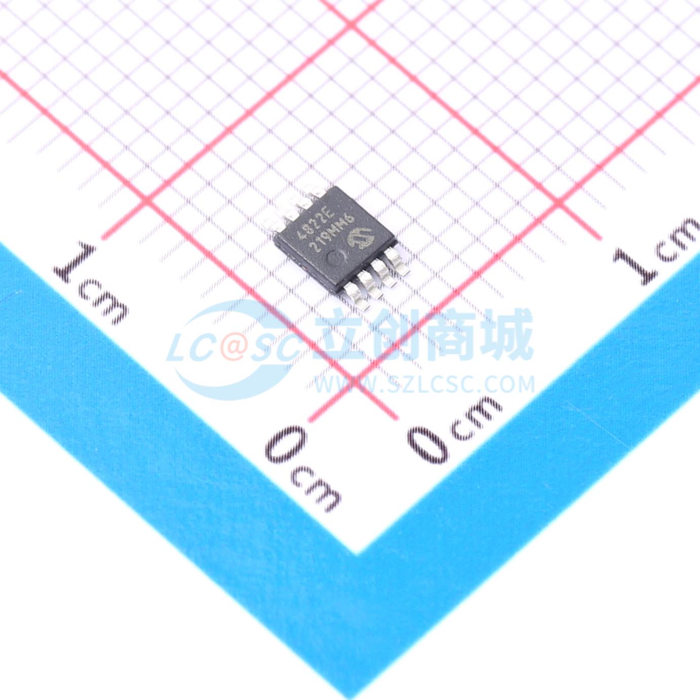 点击查看大图 MCP4822-E/MS实物图