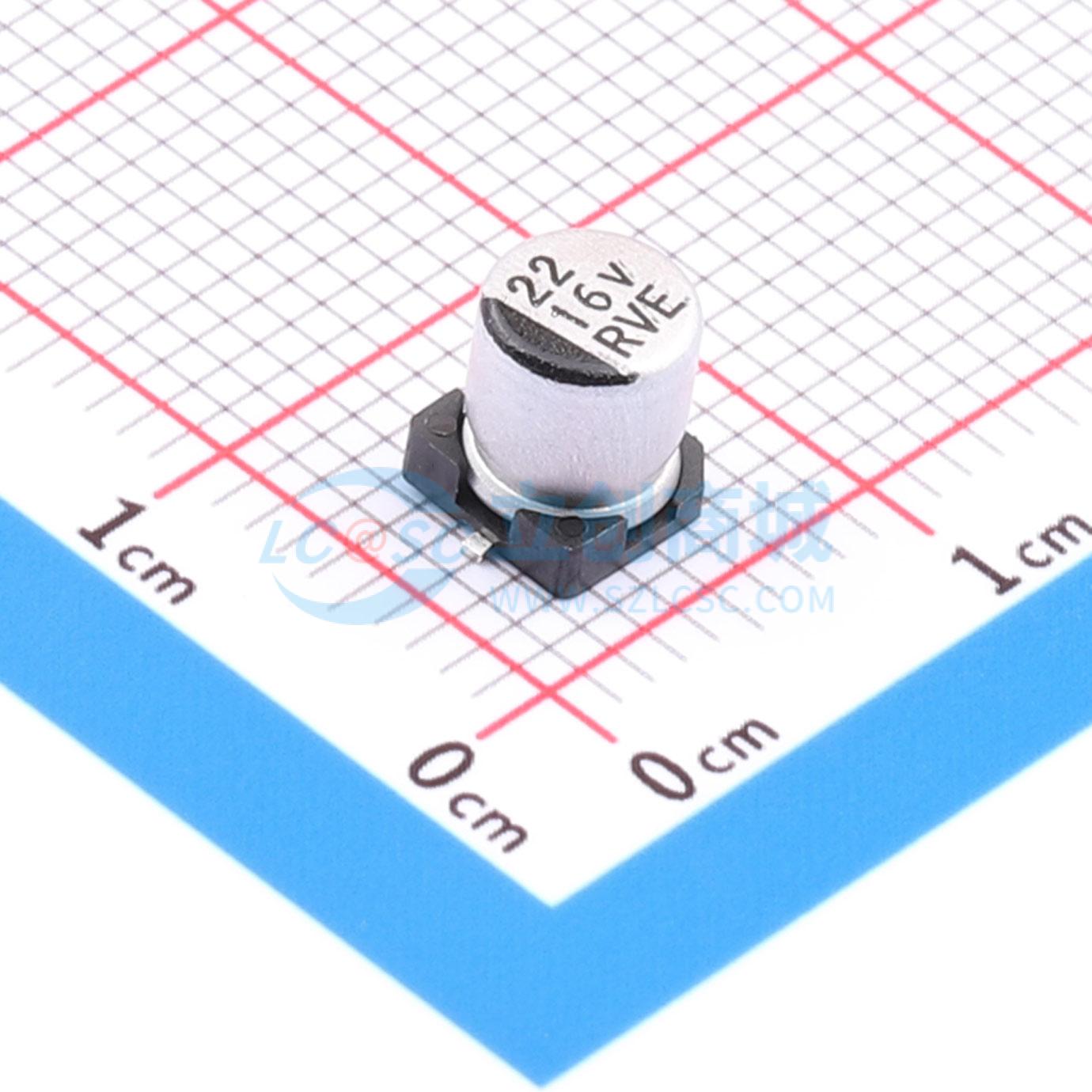 点击查看大图 RYRVE16V22UF5*5实物图
