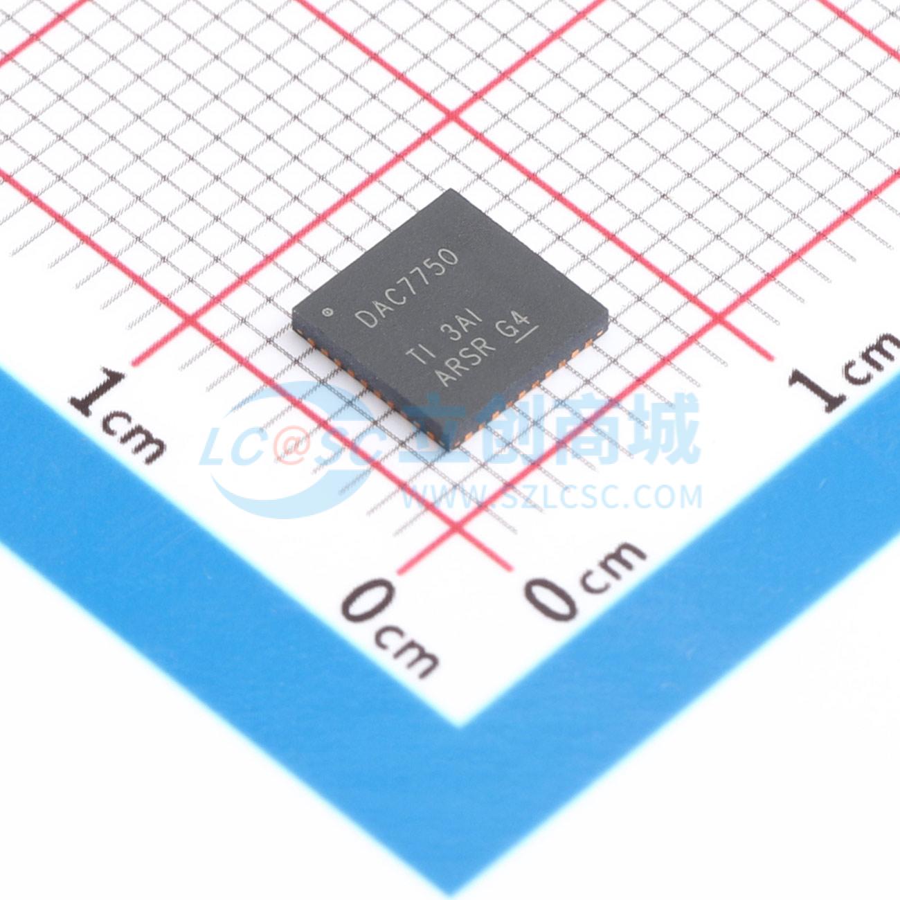 点击查看大图 DAC7750IRHAR实物图