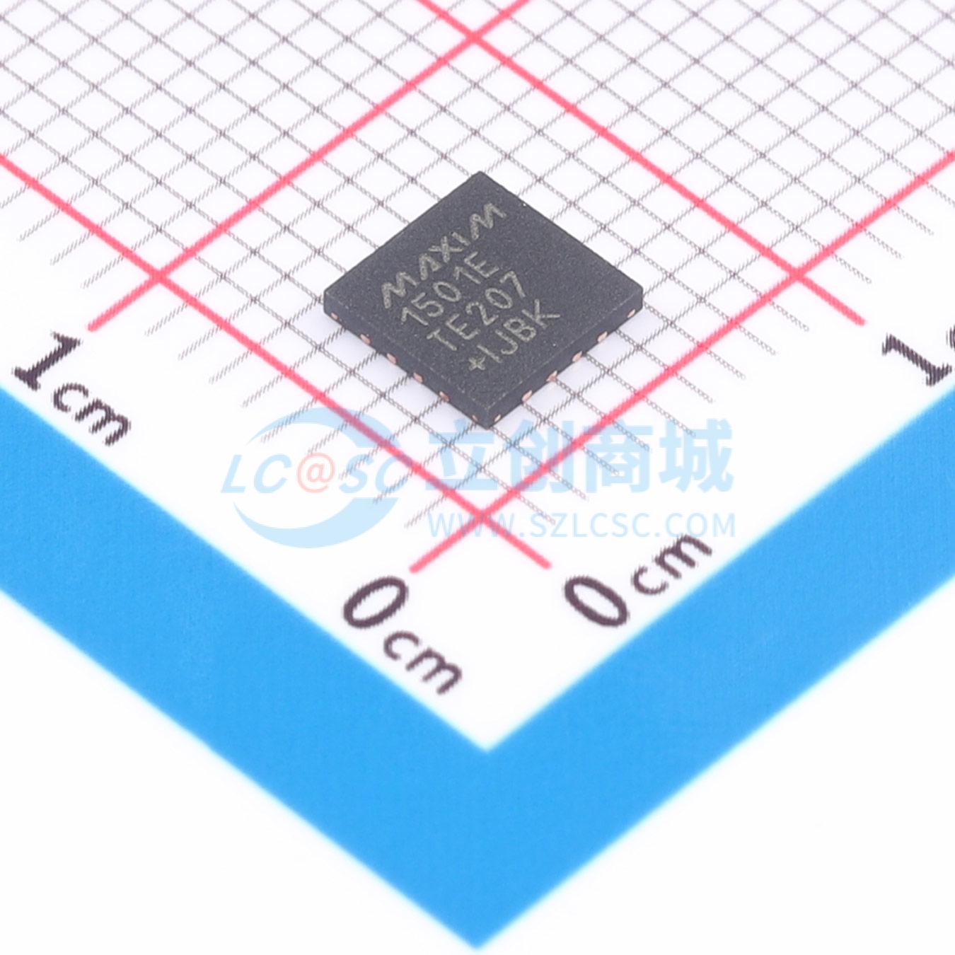 点击查看大图 MAX1501ETE+T实物图