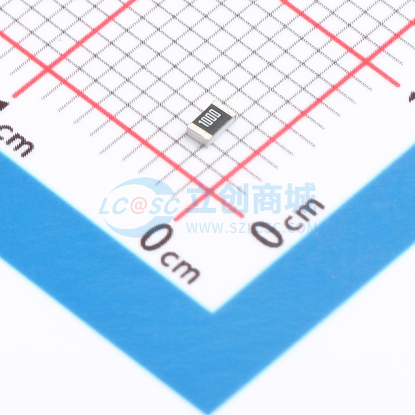 点击查看大图 RNCF0805DTE100R实物图