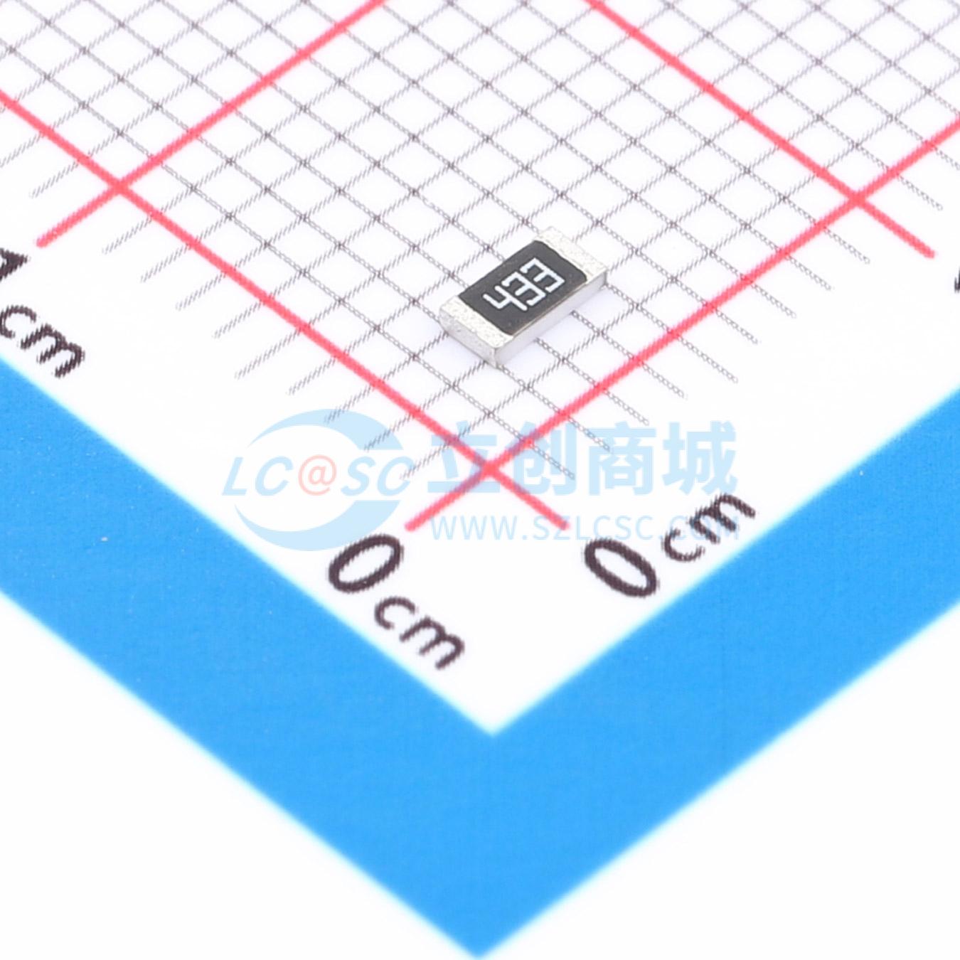 点击查看大图 FRR1206J433 TS实物图