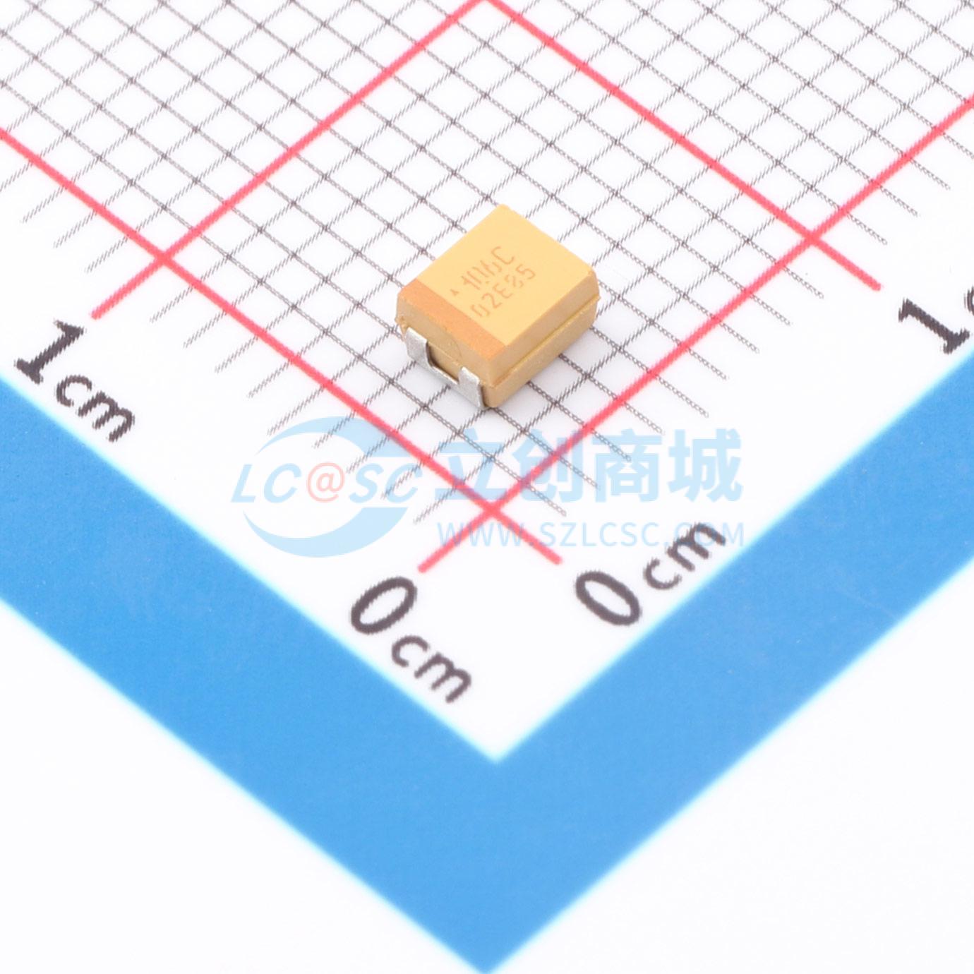 点击查看大图 TPSB106M016R0800实物图