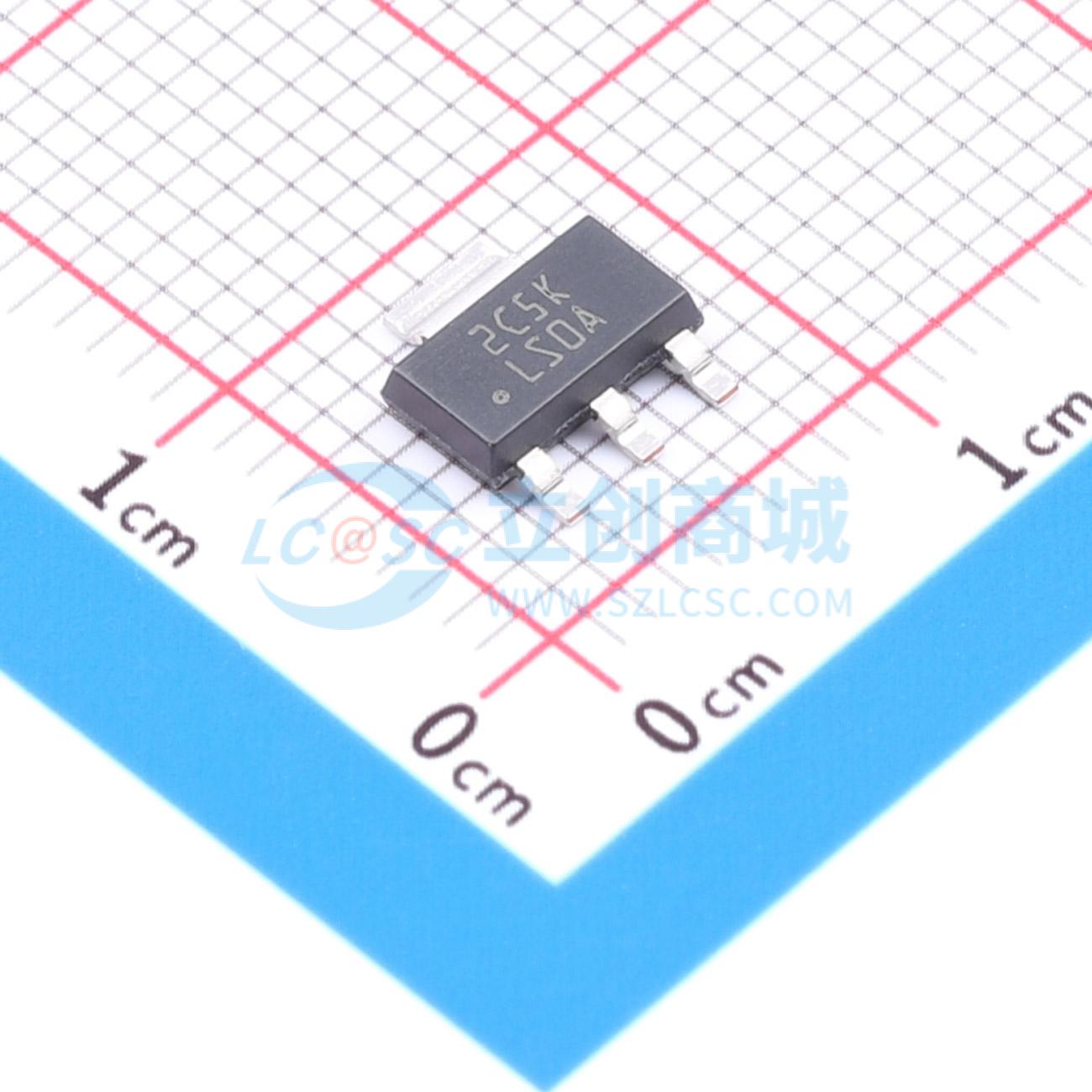 点击查看大图 LMS8117AMP-ADJ/NOPB实物图