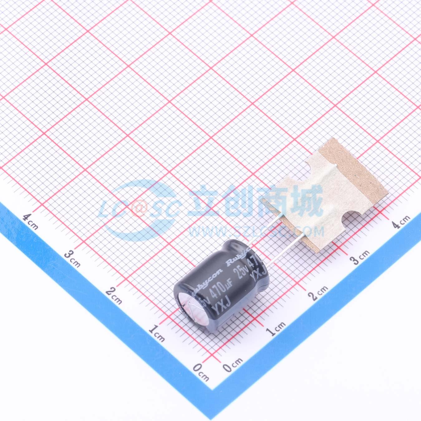 点击查看大图 25YXJ470MFFCT8(10X12.5)实物图