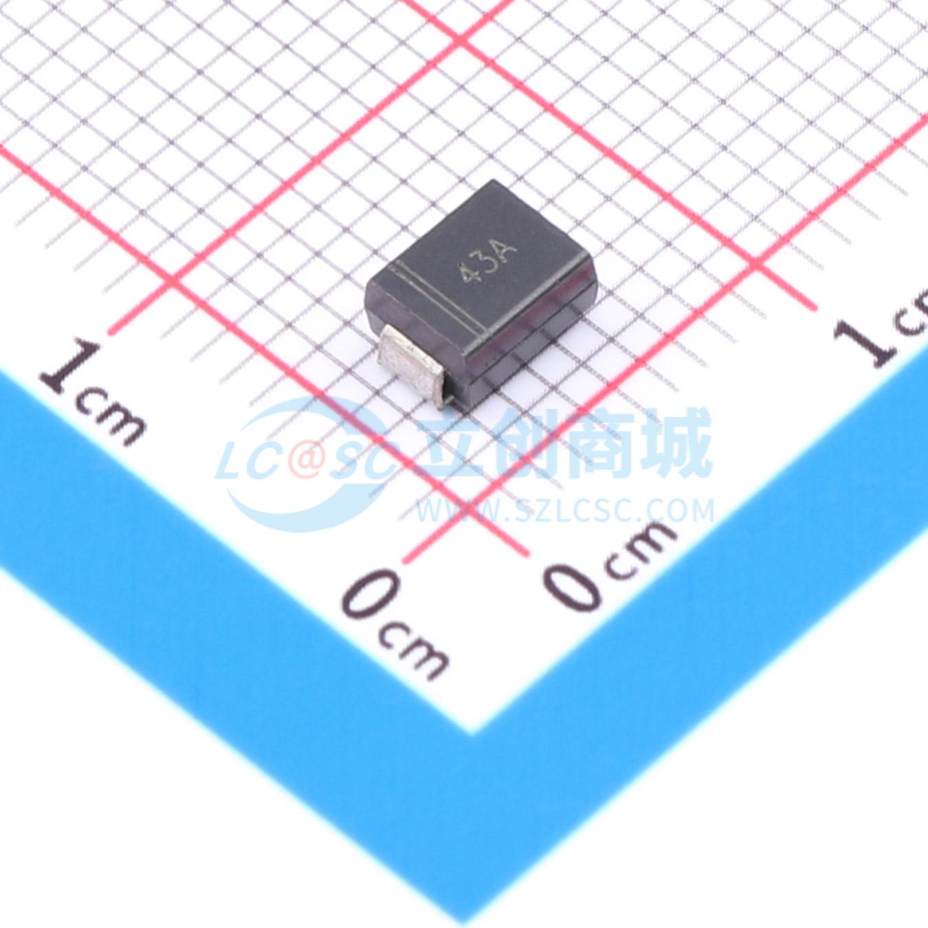 点击查看大图 P6SMB43A实物图