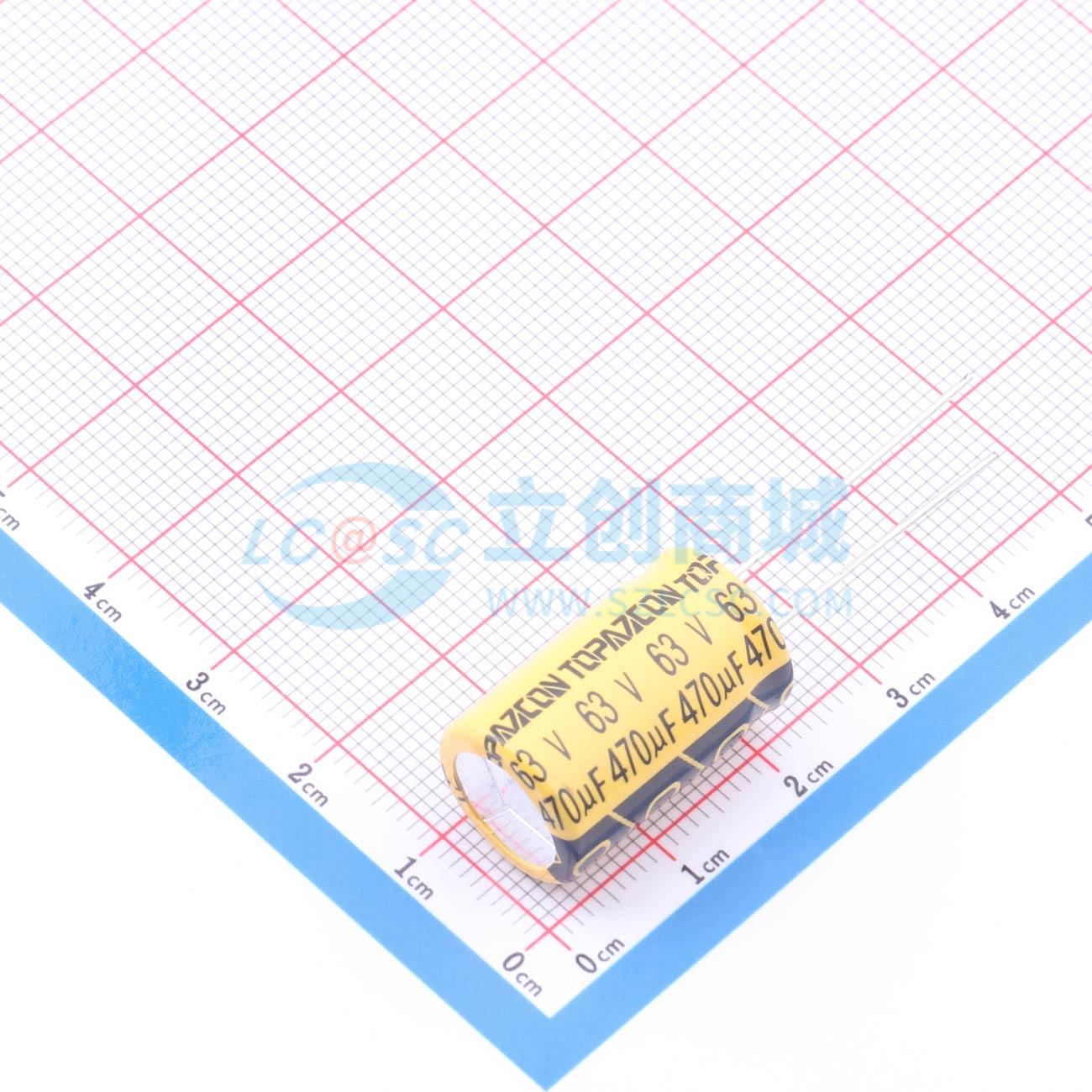点击查看大图 ELH1J471M132000Y实物图