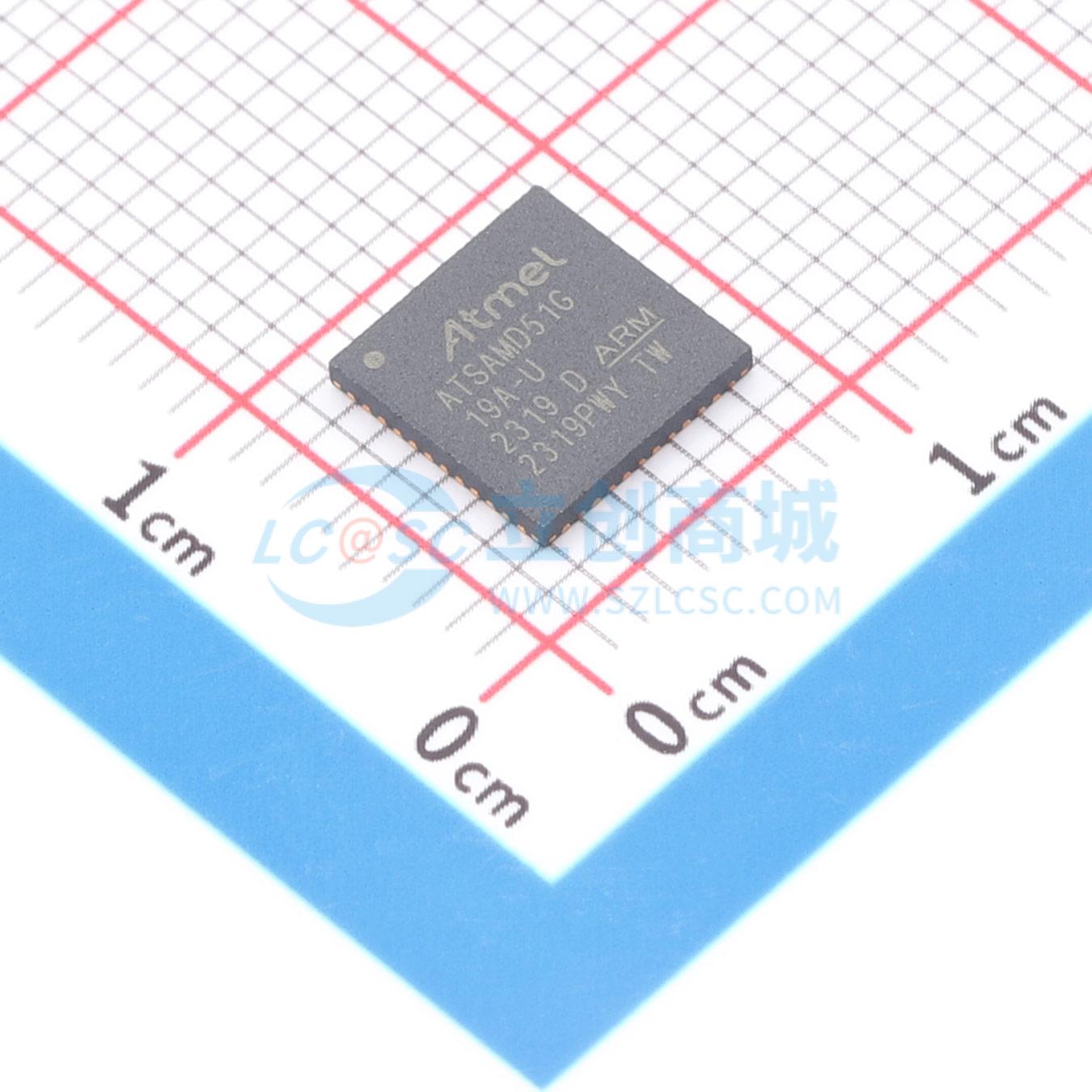 点击查看大图 ATSAMD51G19A-MUT实物图