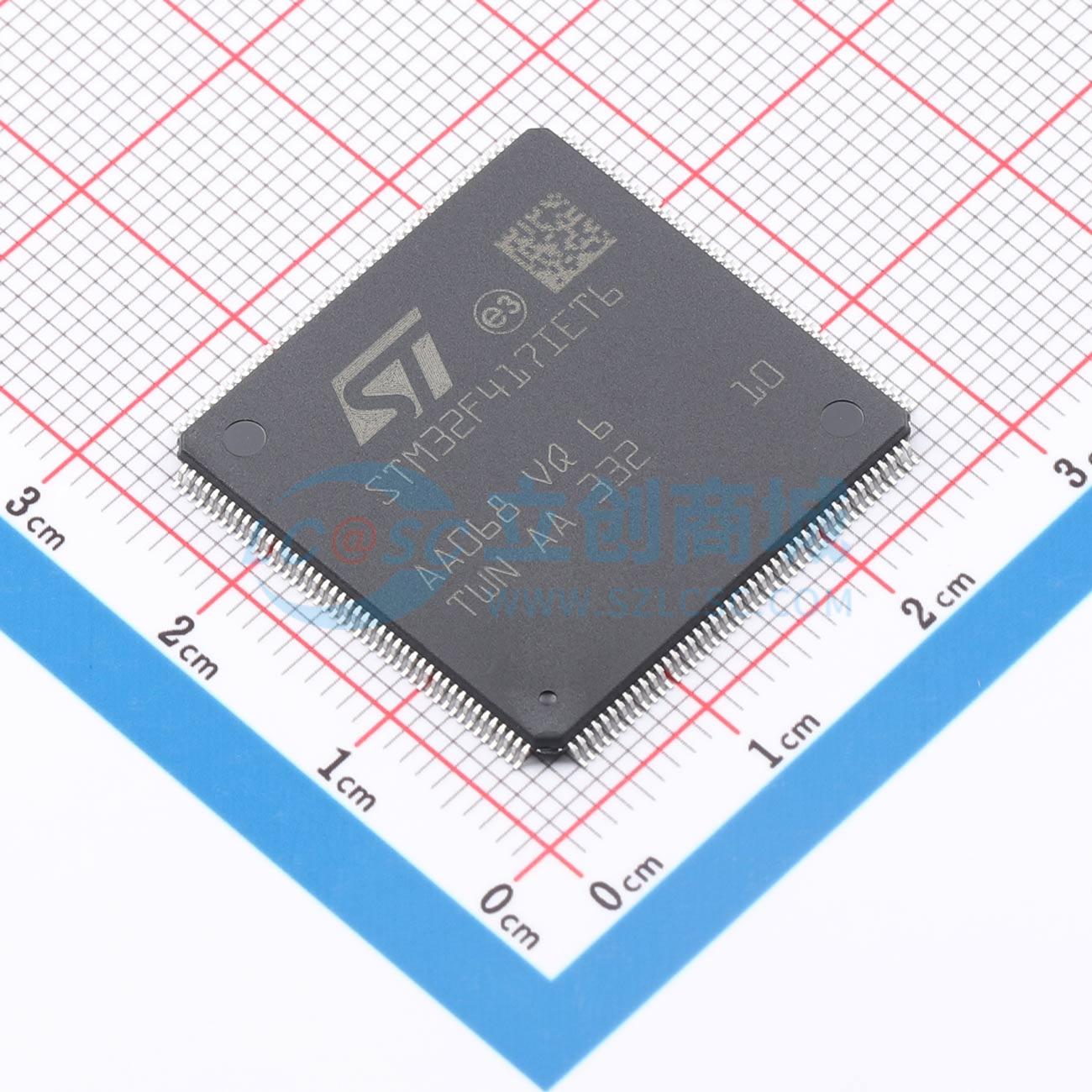 点击查看大图 STM32F417IET6实物图