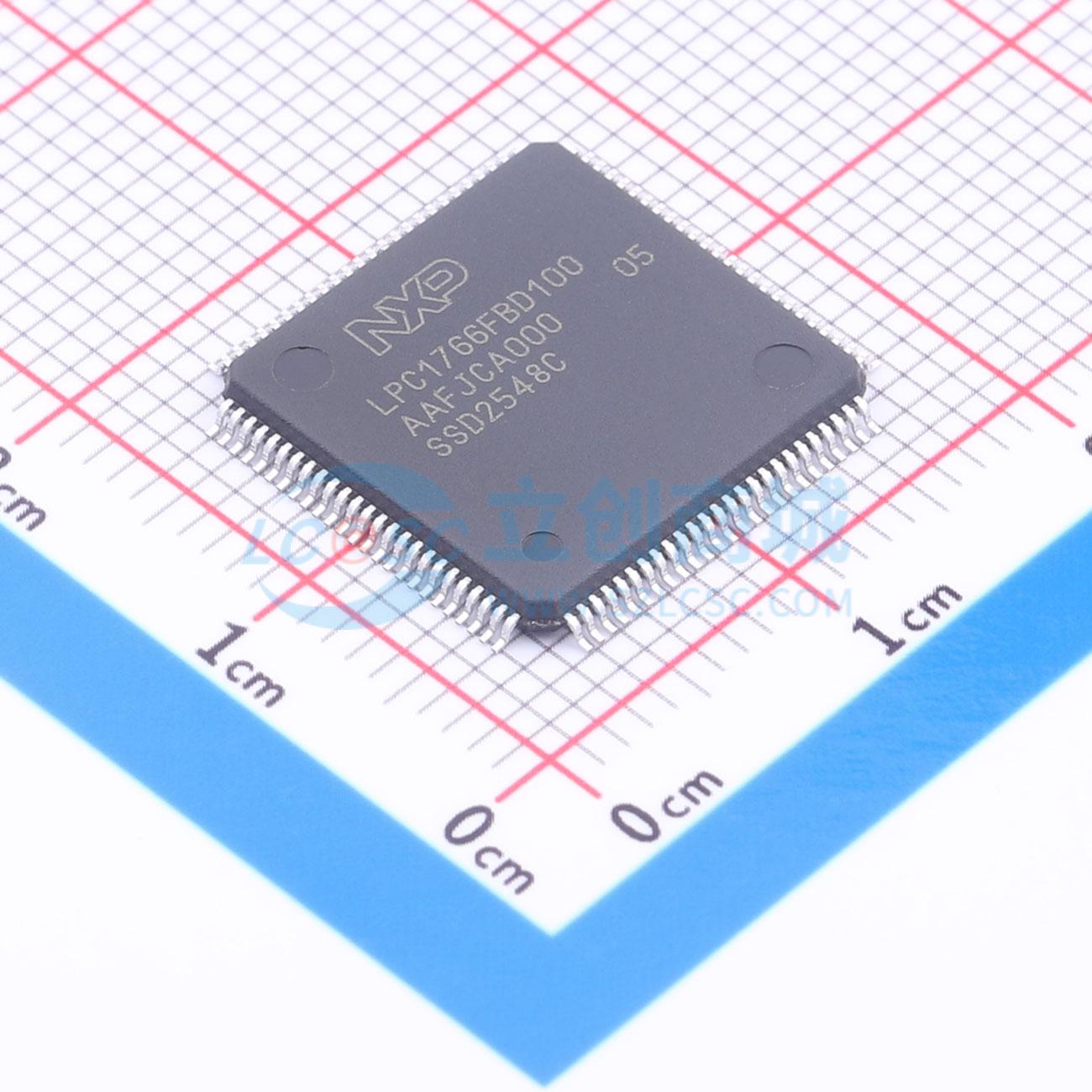 点击查看大图 LPC1766FBD100K实物图
