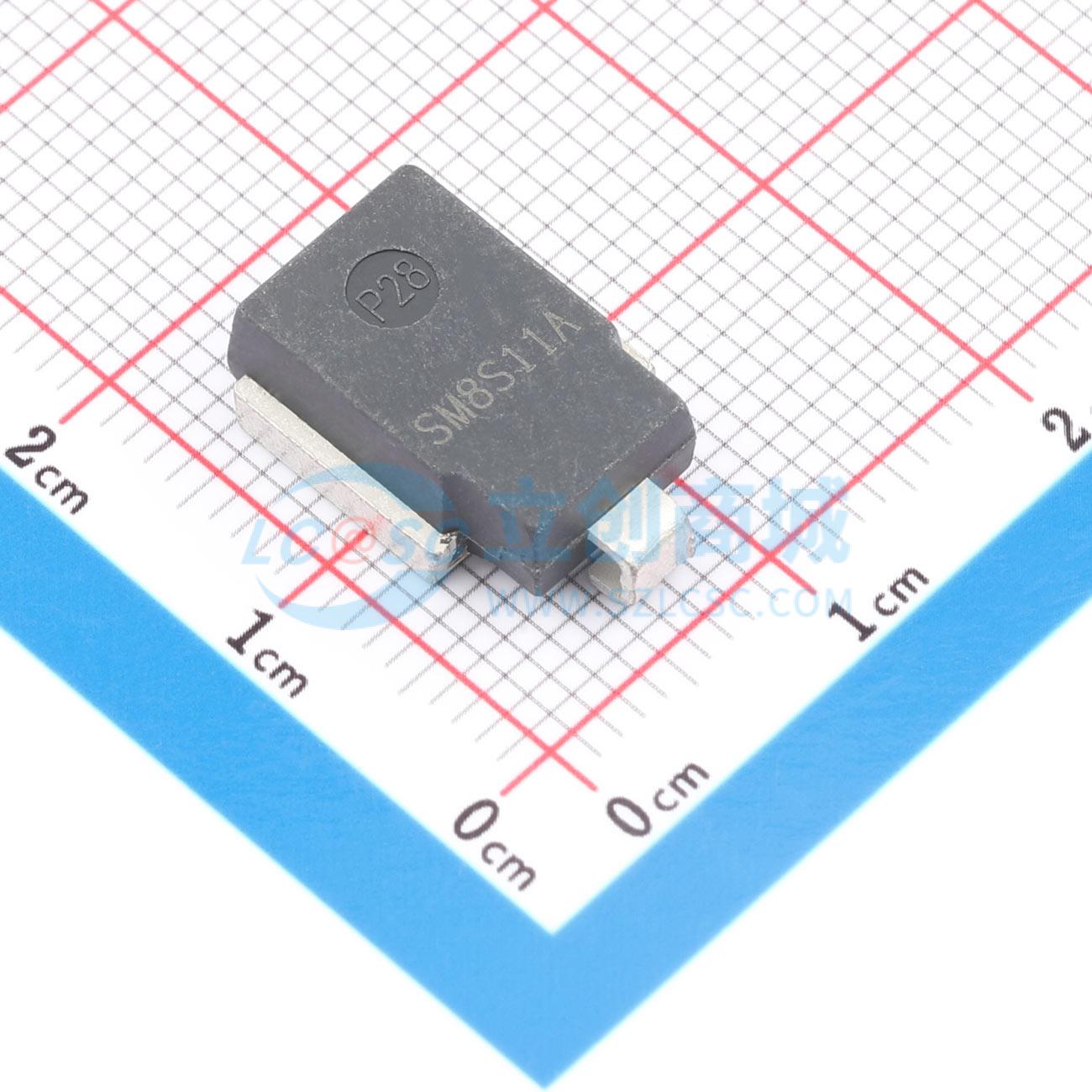 点击查看大图 SM8S11A实物图