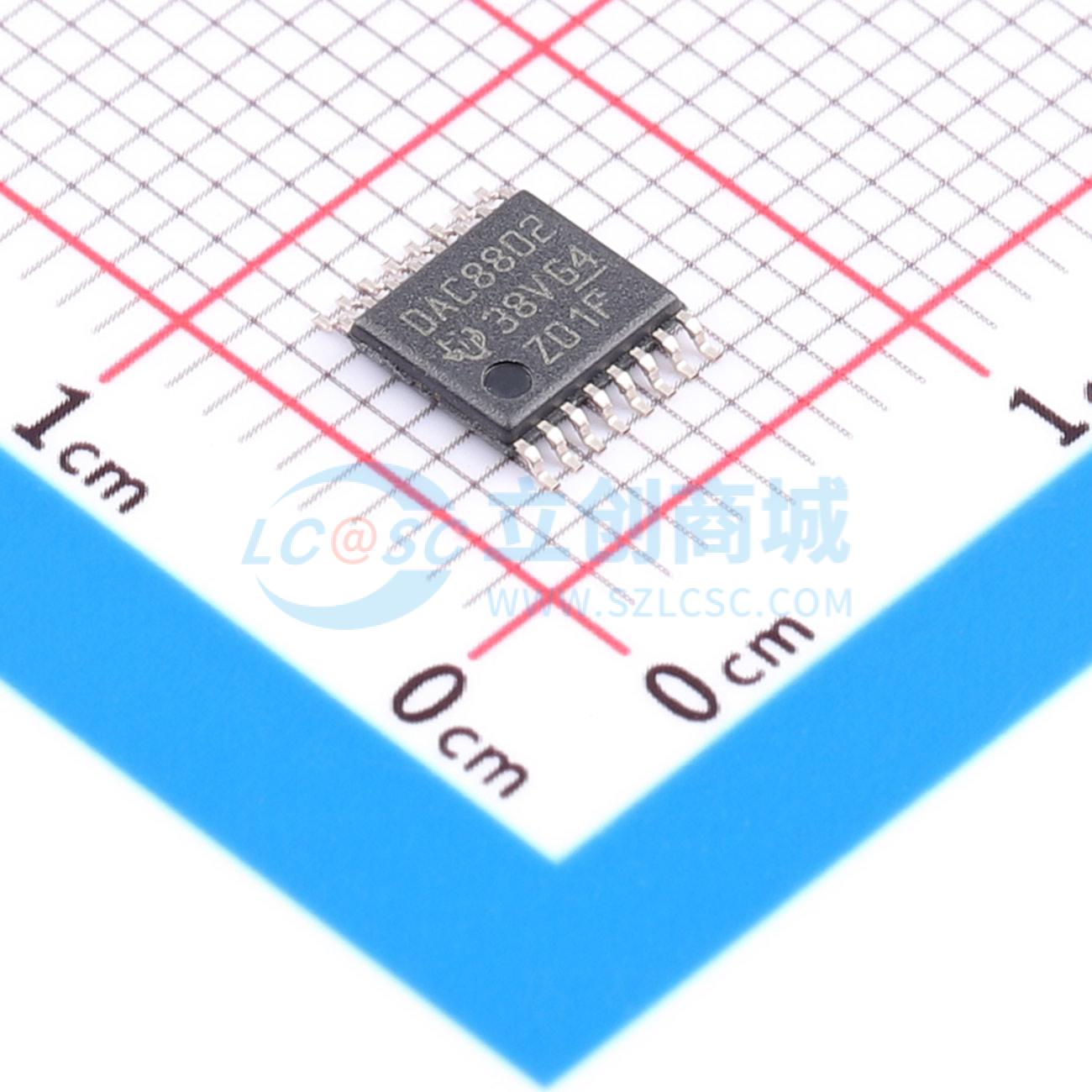 点击查看大图 DAC8802IPW实物图