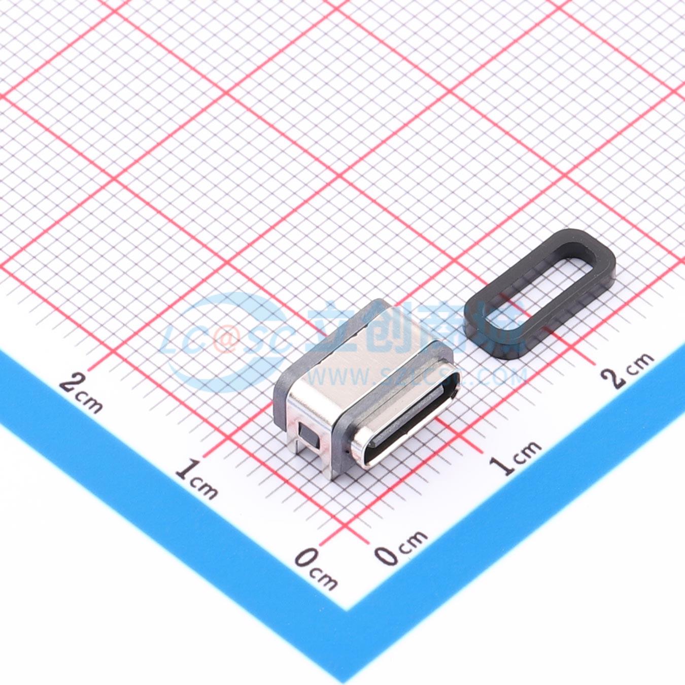 点击查看大图 HX-TYPE-C 16P IPX6-B-L7.05实物图