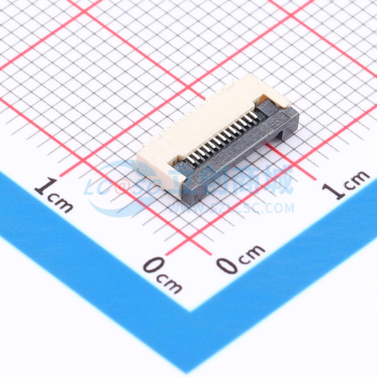 点击查看大图 FPC052-Q0.5-13PCRH2.0实物图