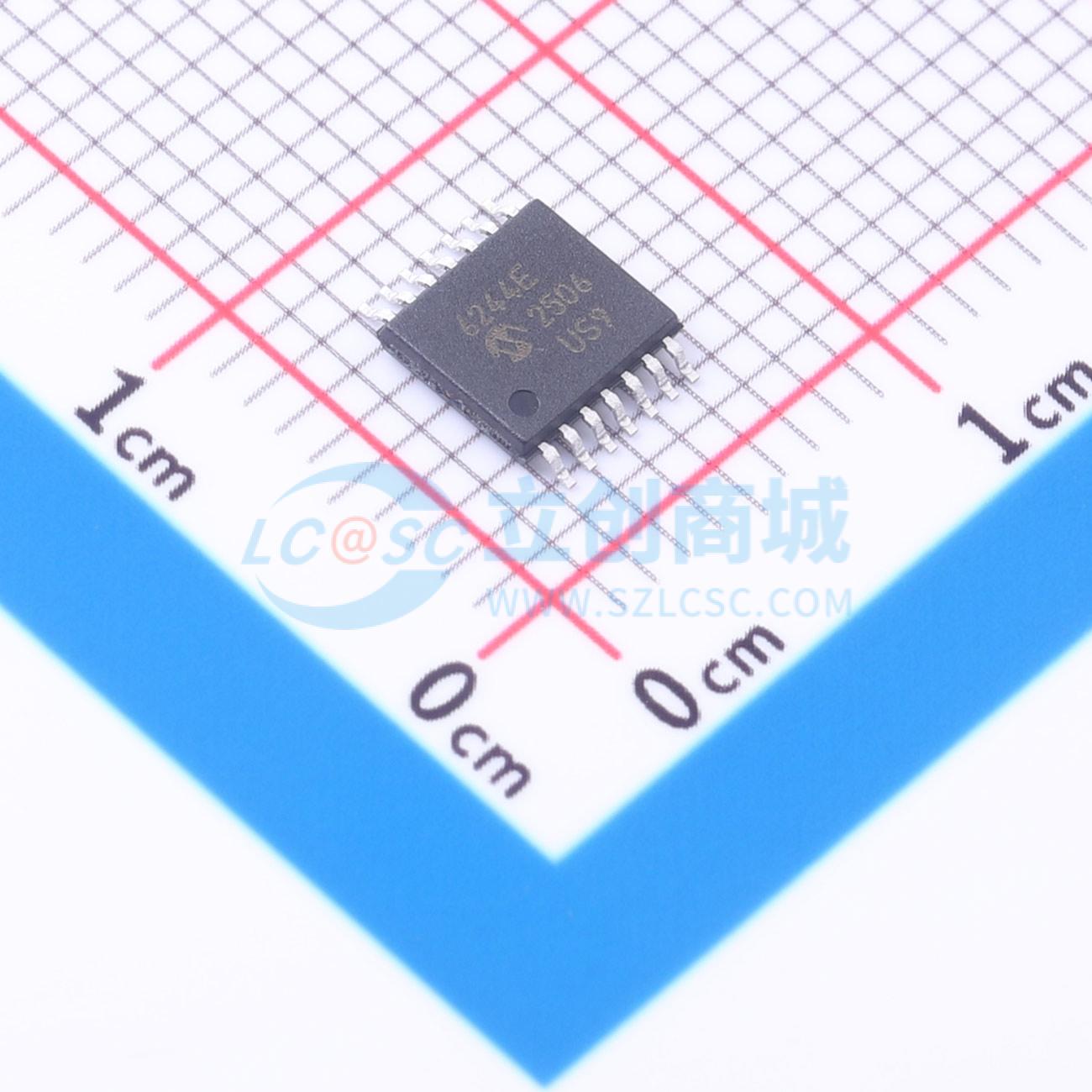 点击查看大图 MCP6244T-E/ST实物图