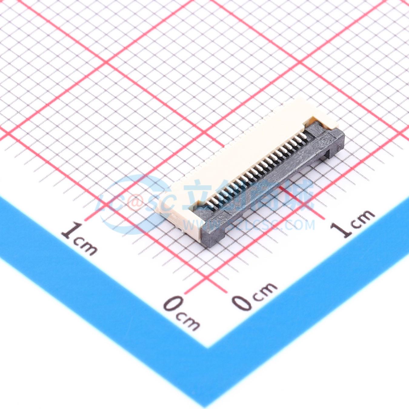 点击查看大图 FPC052-Q0.5-20PCRH2.0实物图