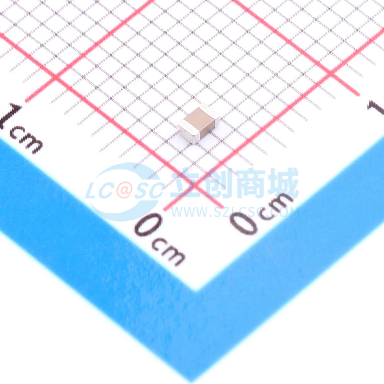 点击查看大图 CGA0805X7R152K101KT实物图