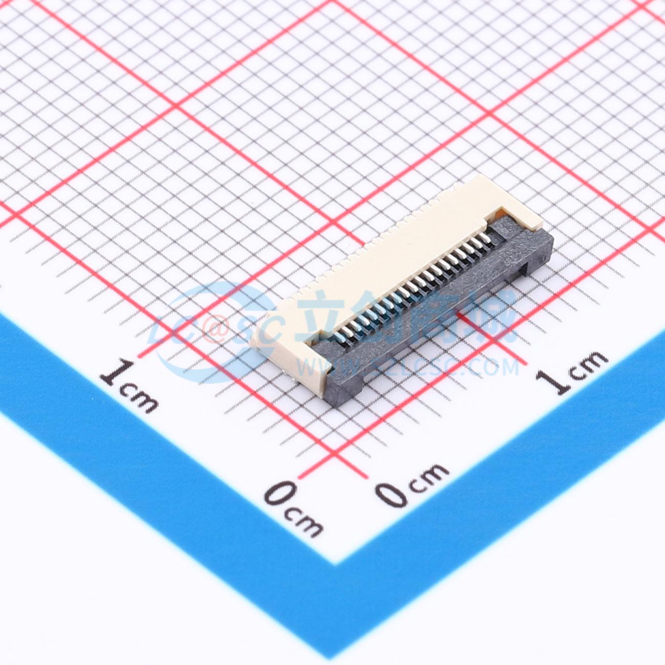 点击查看大图 FPC052-Q0.5-19PCRH2.0实物图