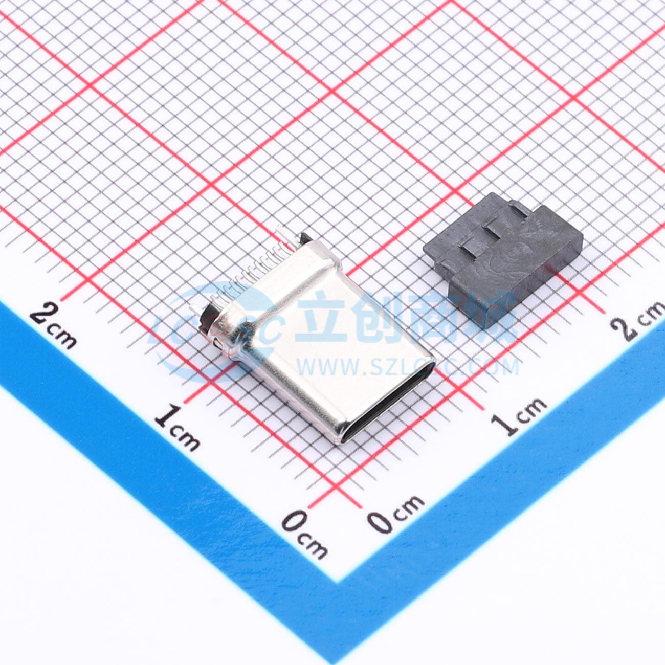点击查看大图 LAIL-TYPE-C-24PIN-01-JB实物图