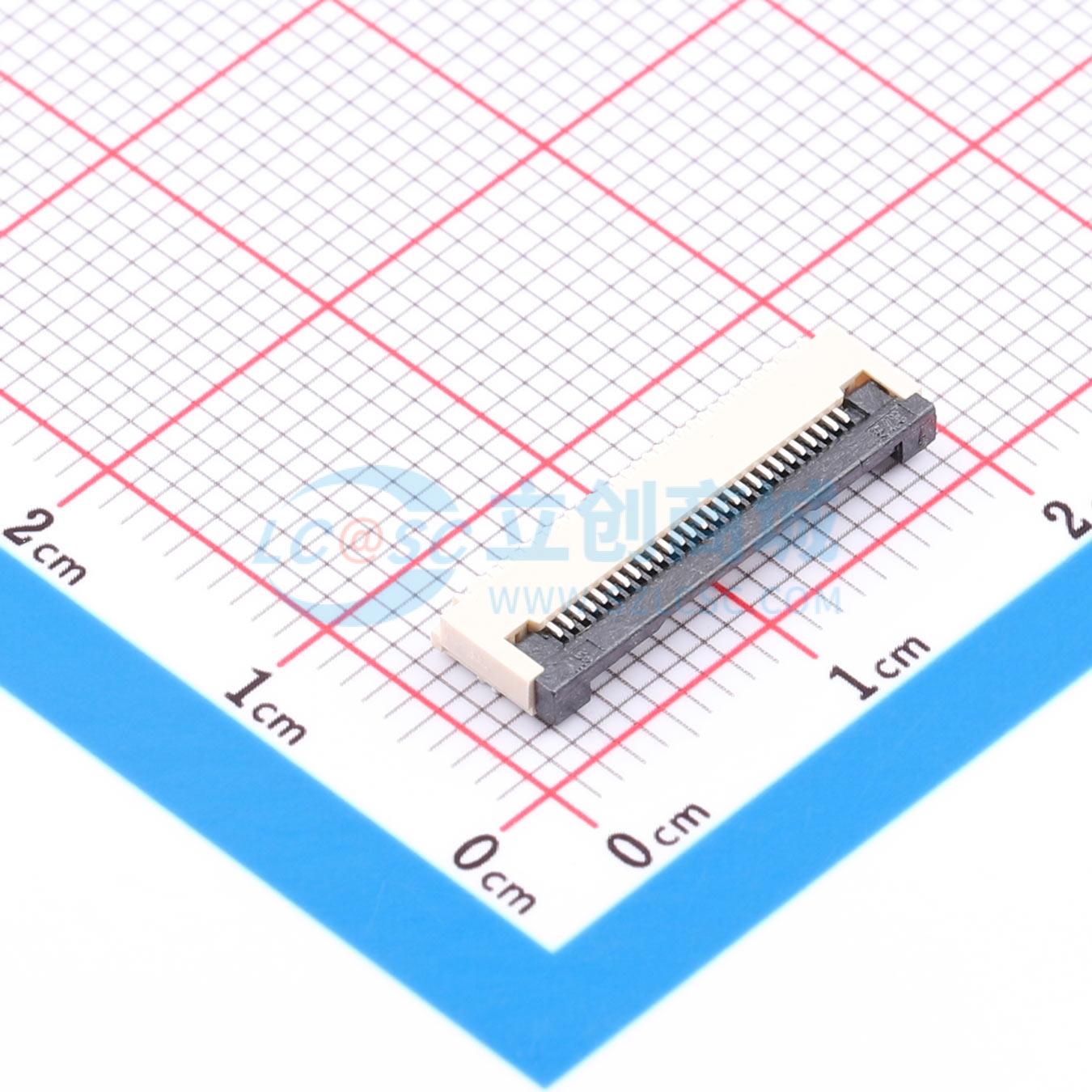 点击查看大图 FPC052-Q0.5-27PCRH2.0实物图