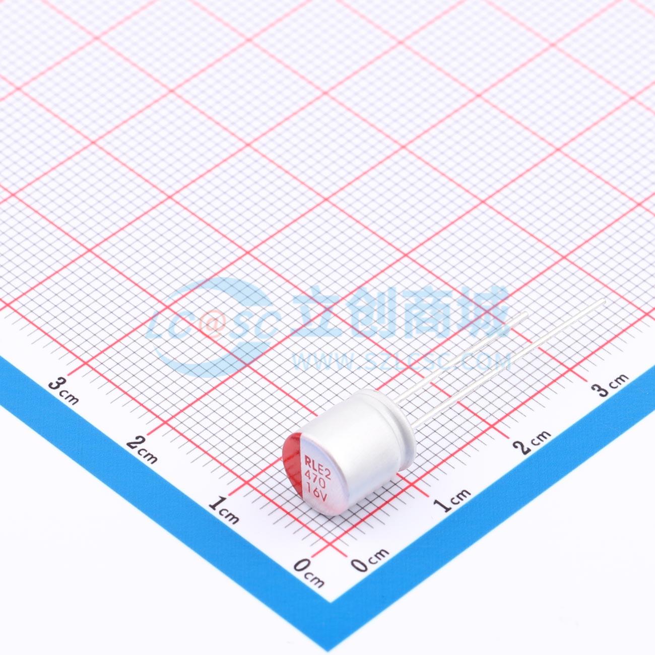 点击查看大图 RYE216V470UF8*9实物图