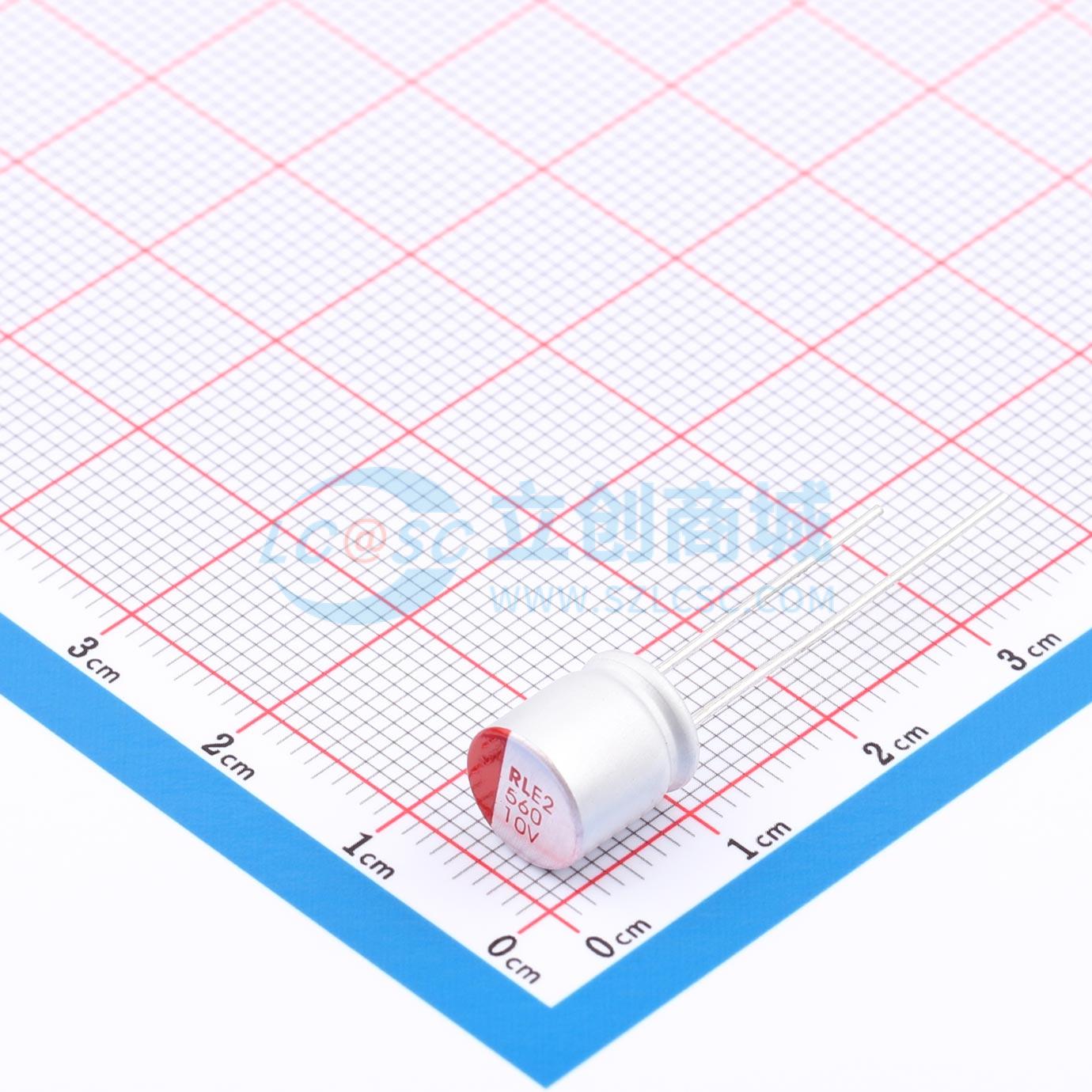 点击查看大图 RYE210V560UF8*9实物图