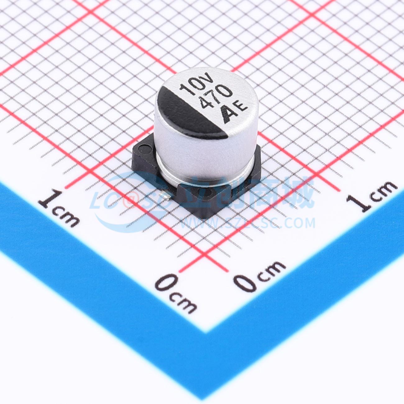 点击查看大图 RYGVE10V470UF6*5实物图
