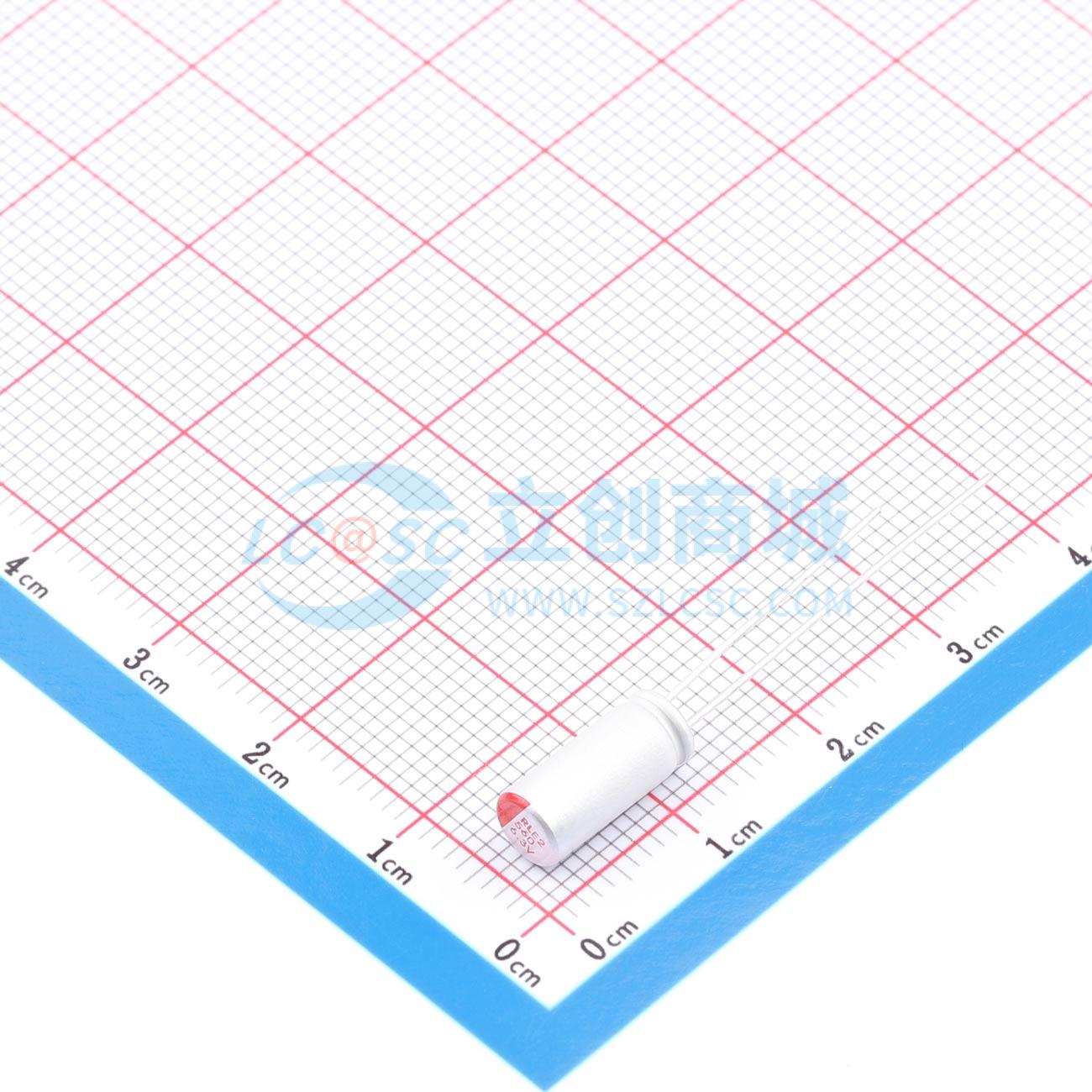 点击查看大图 RYE26.3V560UF5*11实物图