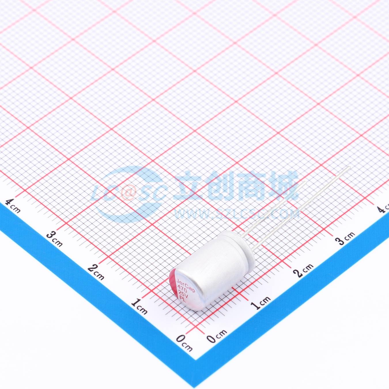 点击查看大图 PL25V470M8X12实物图